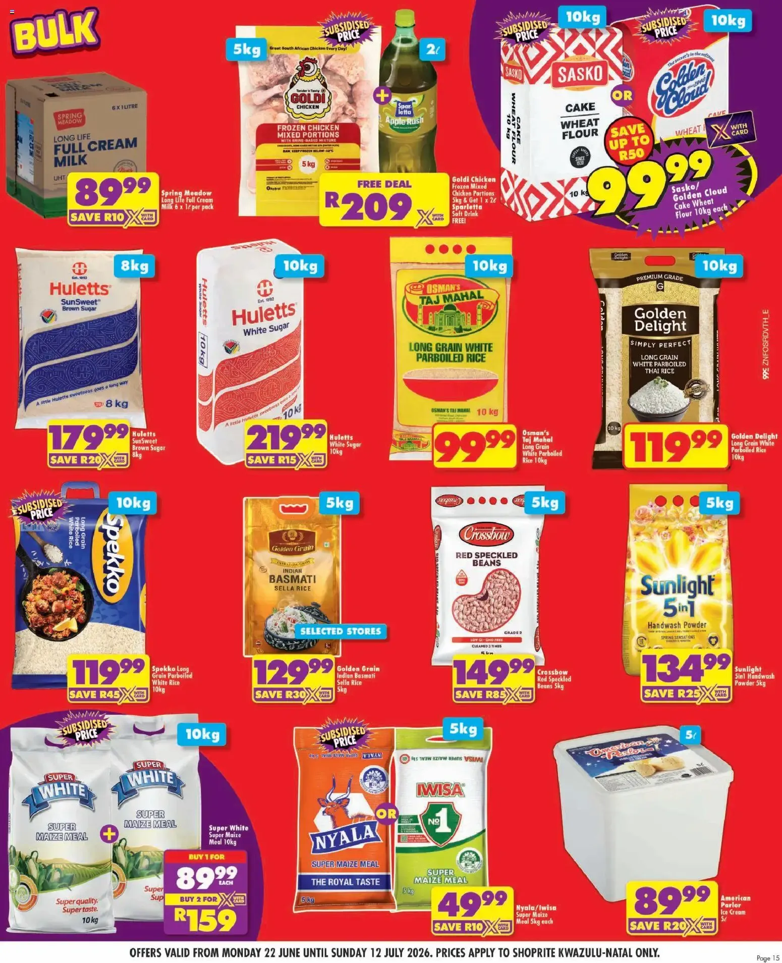 Shoprite Low-Duuuma Deals! from 22 June to 12 July 2026 - Catalogue Page 15
