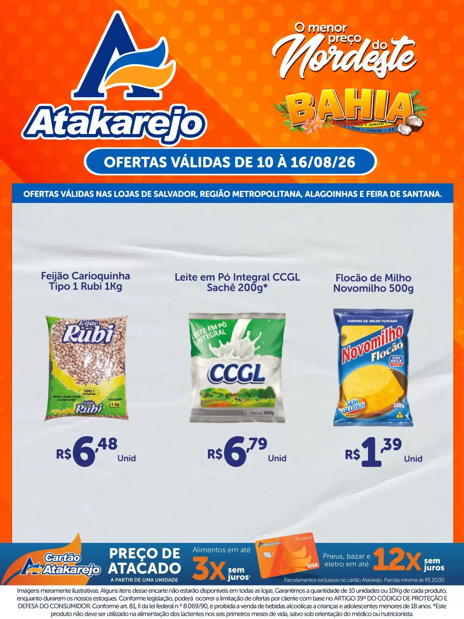Encarte de Atakarejo Ofertas da Semana BAHIA 10 de agosto até 16 de agosto 2026 - Pagina 4