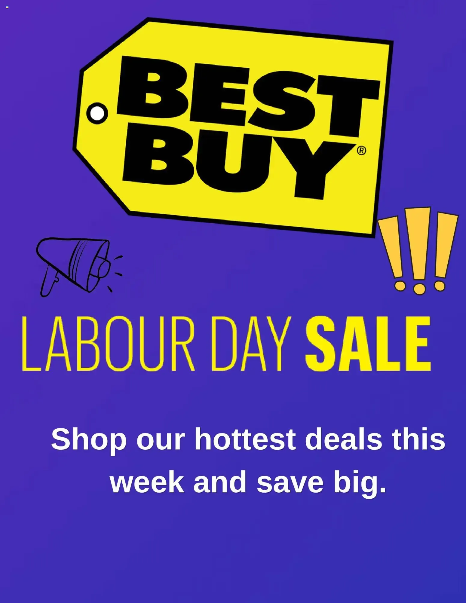 Best Buy Labour Day Sale from September 7 to September 13 2026 - flyer page 1