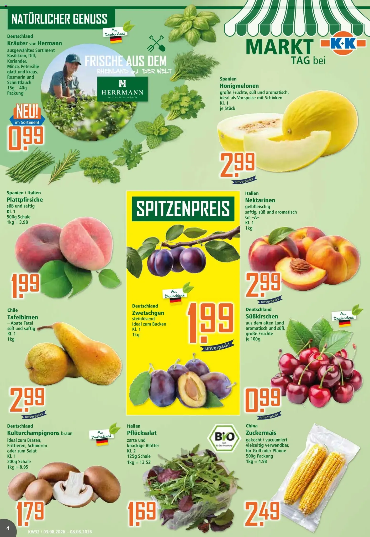 Klaas & Kock Prospekt (ab 03.08.2026) zum Blättern von 3. August bis 8. August 2026 - Prospekt seite 4