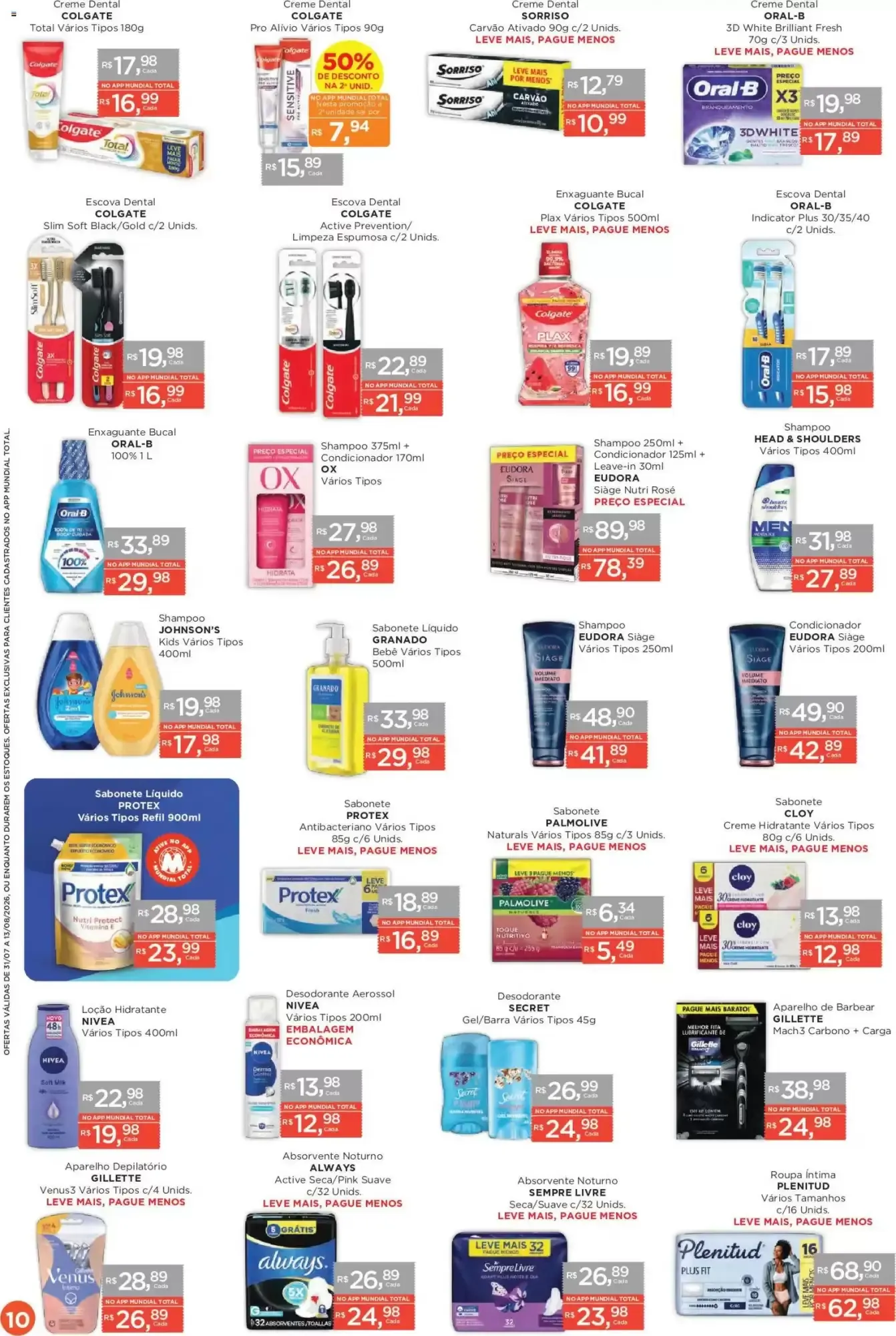 Encarte de Encarte Supermercados Mundial 31 de julho até 13 de agosto 2026 - Pagina 10
