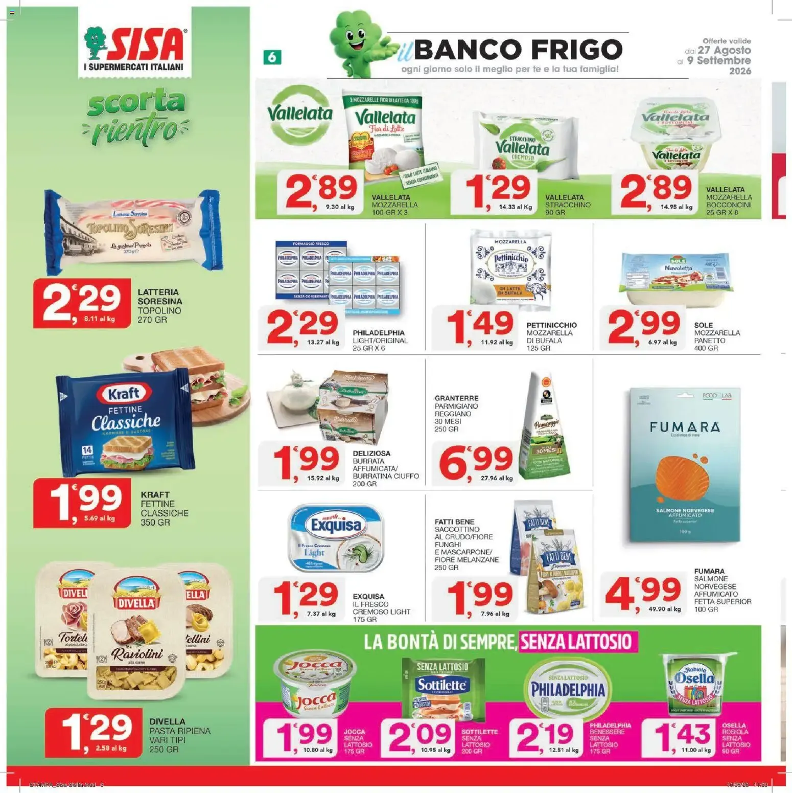 Nuovo SISA volantino dal 27/08/2026 > offerte anteprima 🛍️ da 27 agosto a 9 settembre di 2026 - Pagina del volantino 6