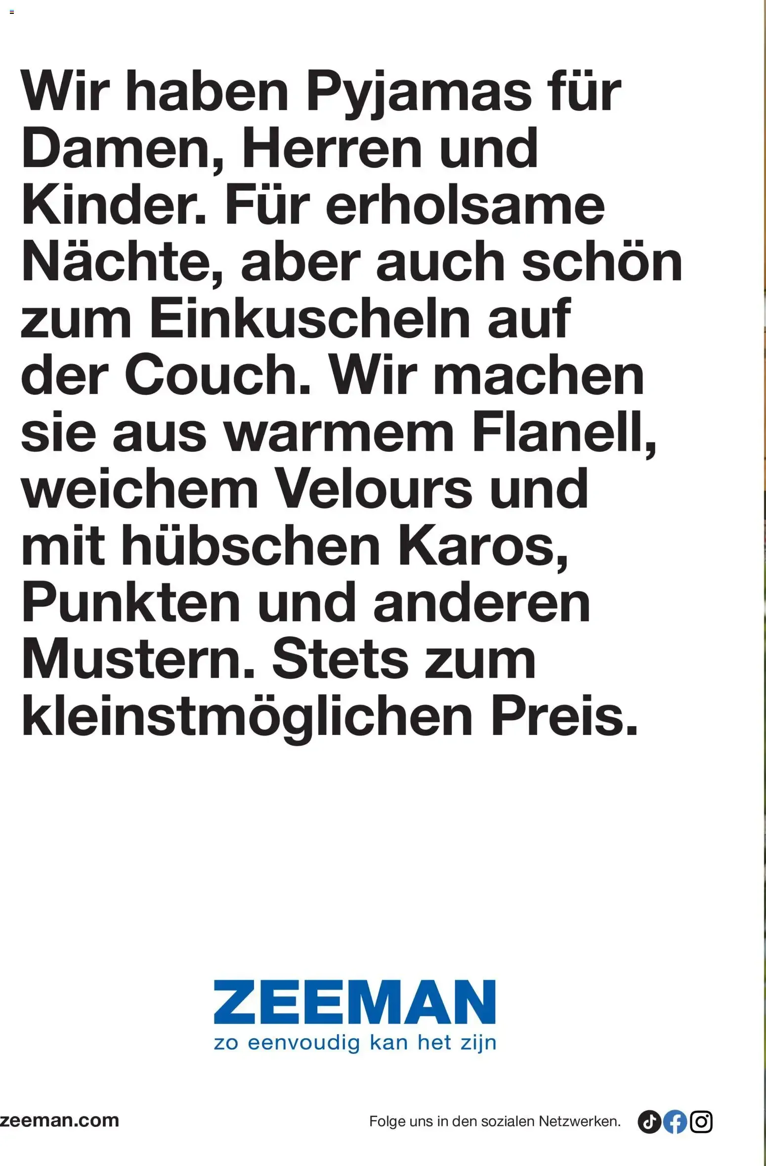 Diese Woche: warme Pyjamas für jeden. von 24. Oktober bis 6. November 2026 - Prospekt seite 2