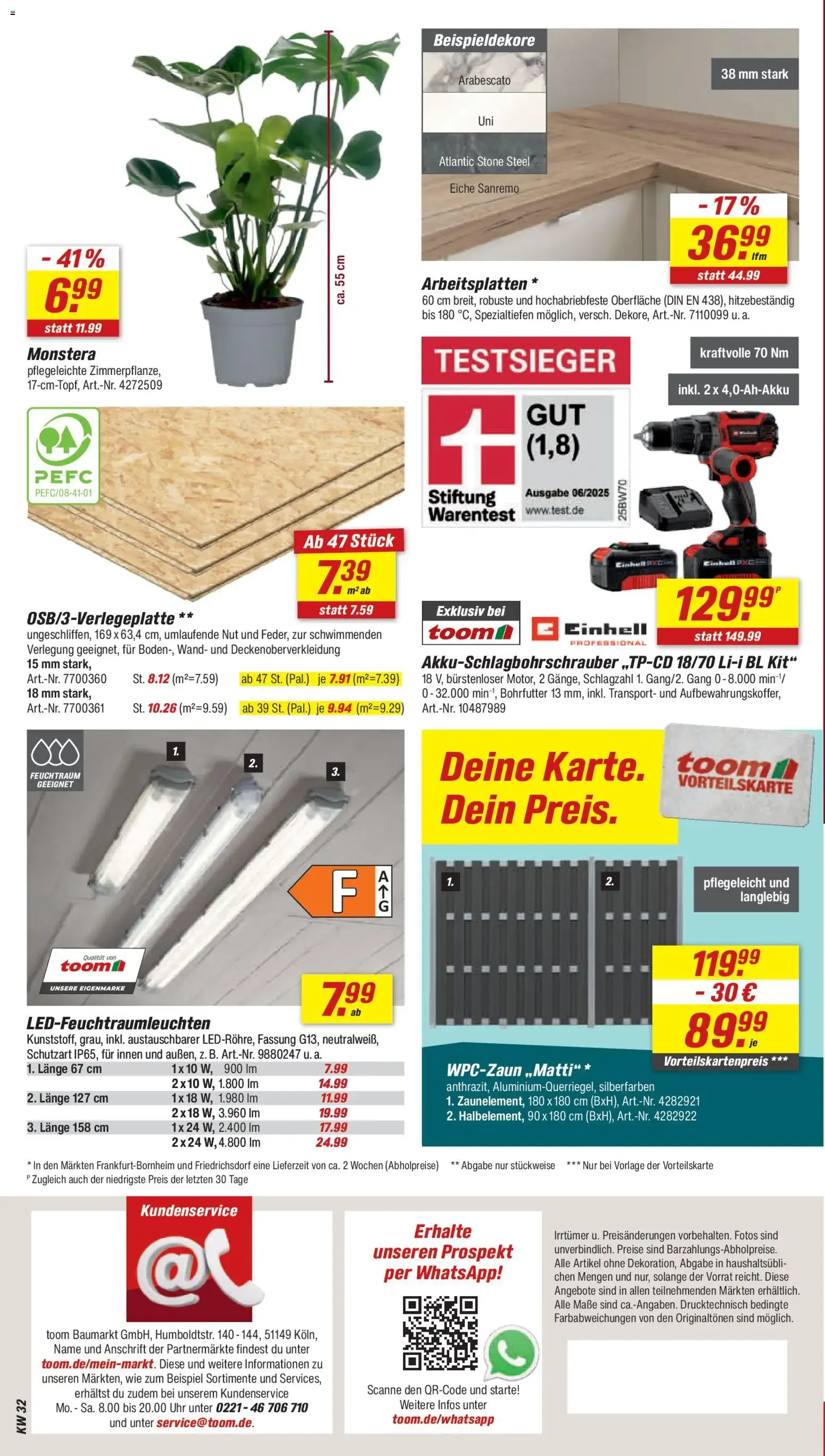 Toom Baumarkt Prospekt (ab 01.08.2026) zum Blättern von 1. August bis 7. August 2026 - Prospekt seite 12
