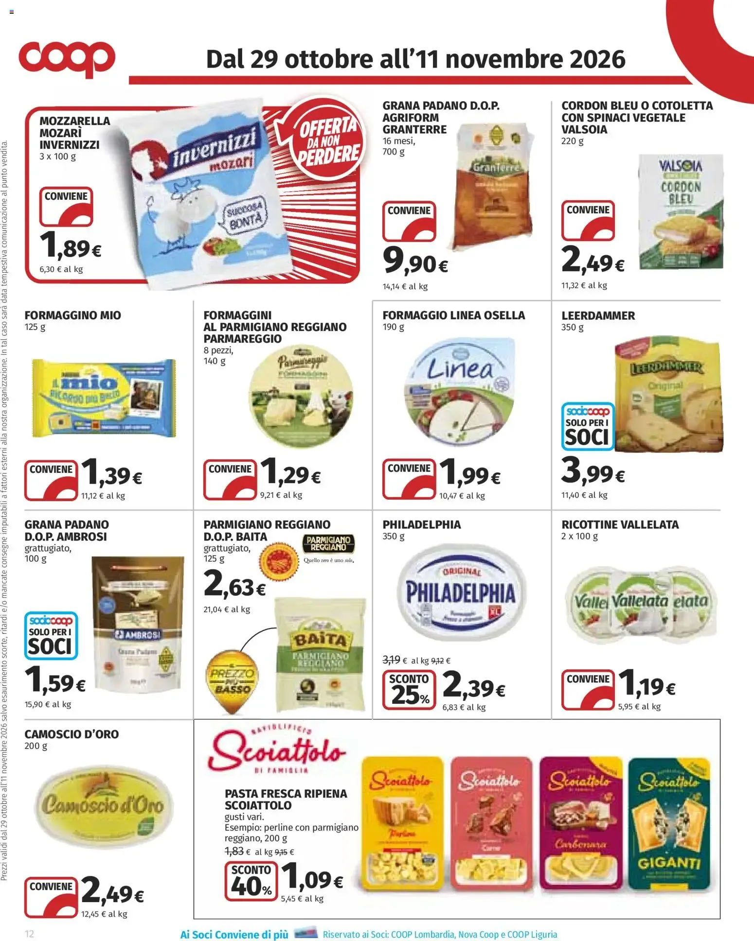 OFFERTE TOP Coop Superstore da 29 ottobre a 11 novembre di 2026 - Pagina del volantino 12