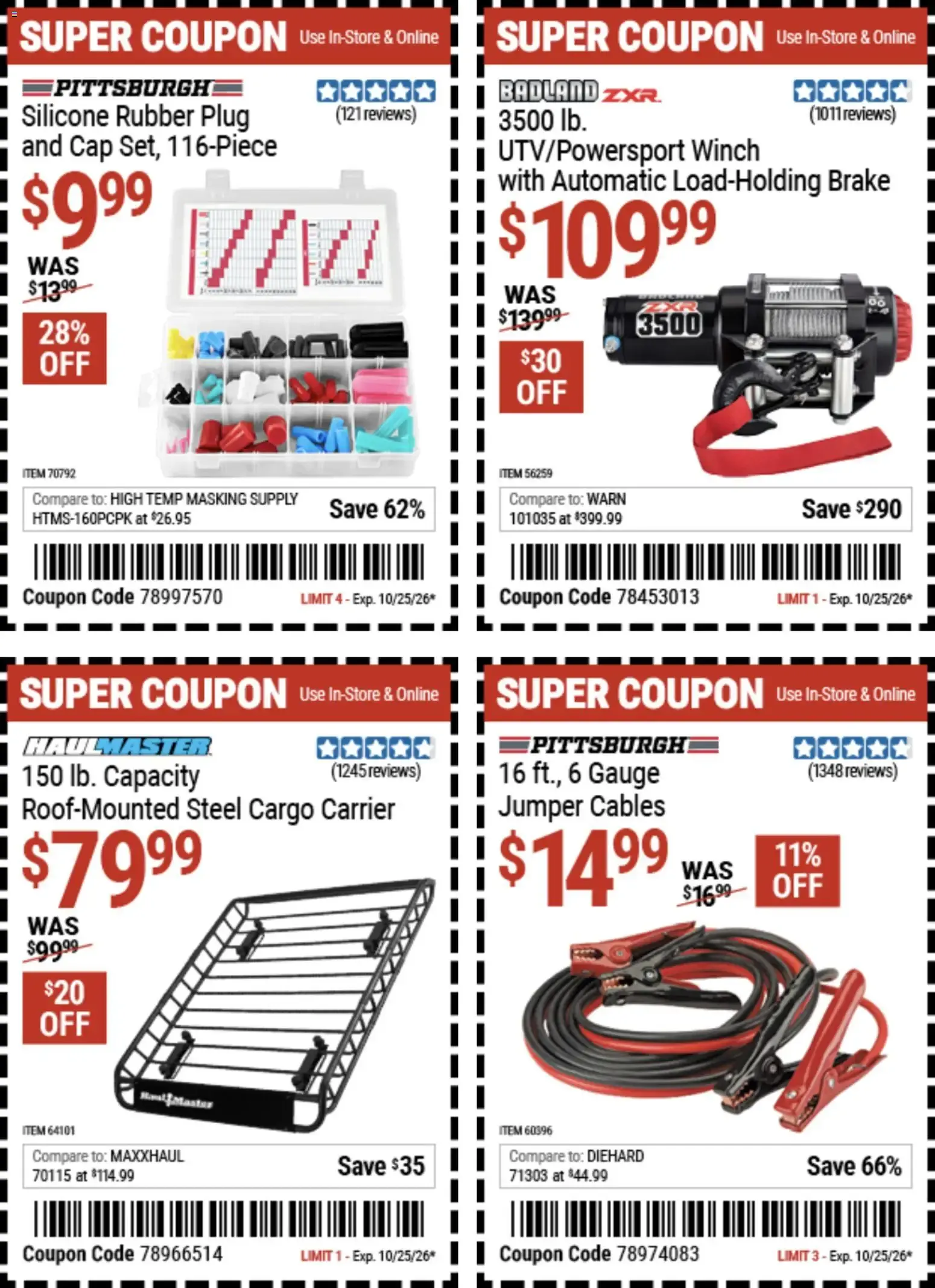 Weekly ad Harbor Freight Weekly Ad (10/12 - 10/25 2026) - Flyer from October 12 to October 25 2026 - Page 9