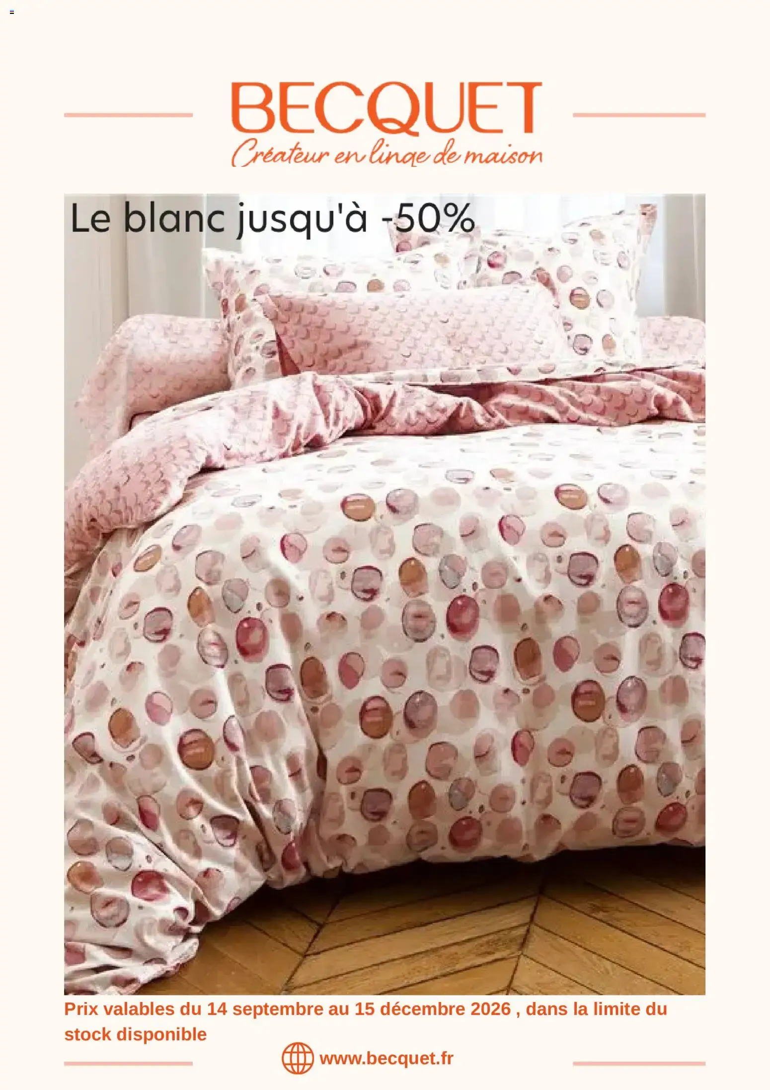 Becquet: Le blanc jusqu'à -50%