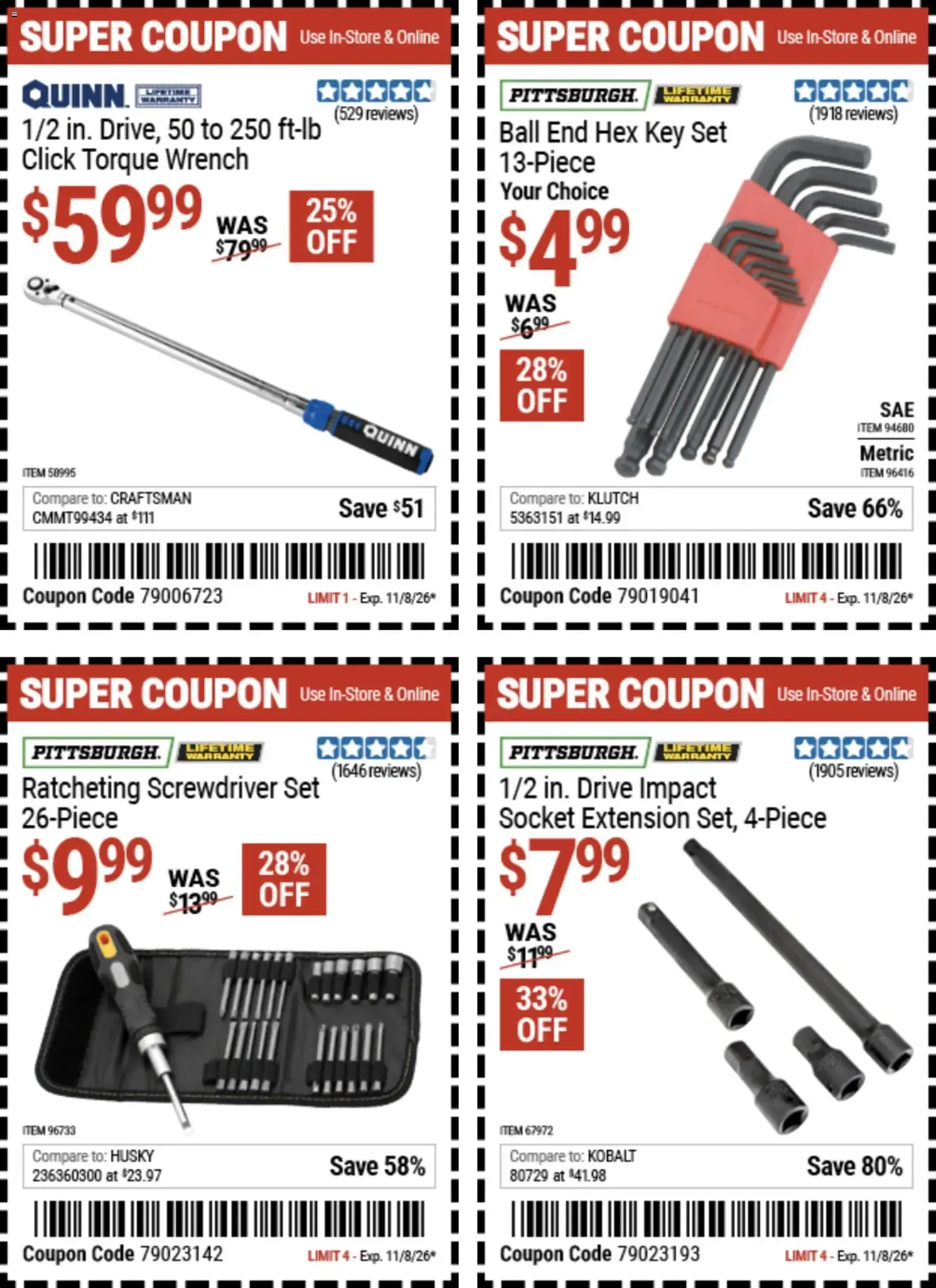 Weekly ad Harbor Freight Weekly Ad (10/26 - 11/08 2026) - Flyer from October 26 to November 8 2026 - Page 3