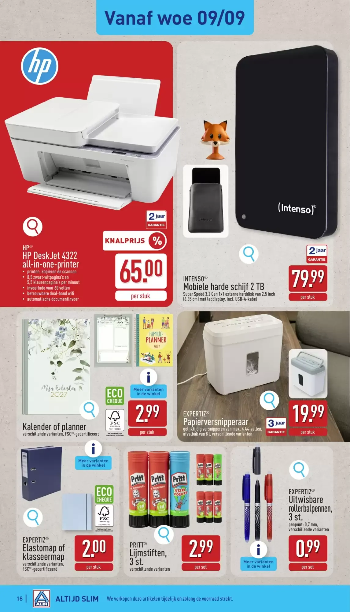 ALDI Folder van ma 07/09 t.e.m. zat 12/09 van 7 september tot 12 september 2026 - folder pagina 18