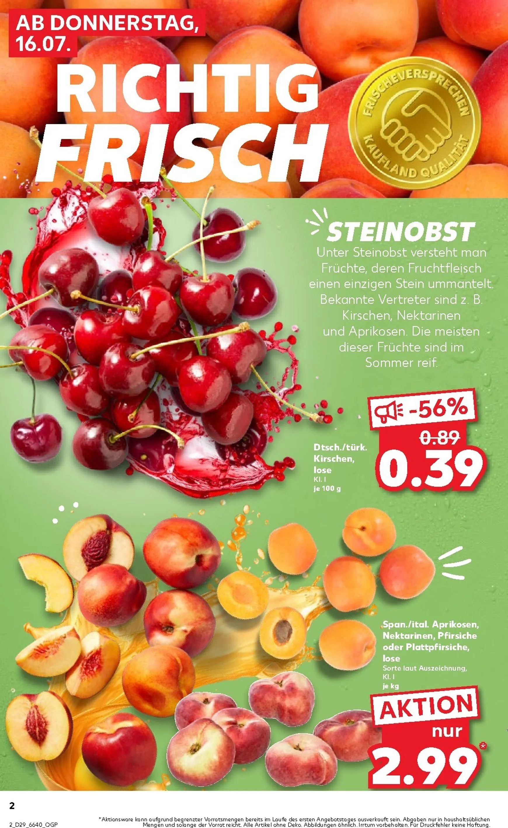 Kaufland Prospekt nächste Woche – von Donnerstag 16.07.2026 bis Mittwoch 22.07.2026 von 16. Juli bis 22. Juli 2026 - Prospekt seite 2