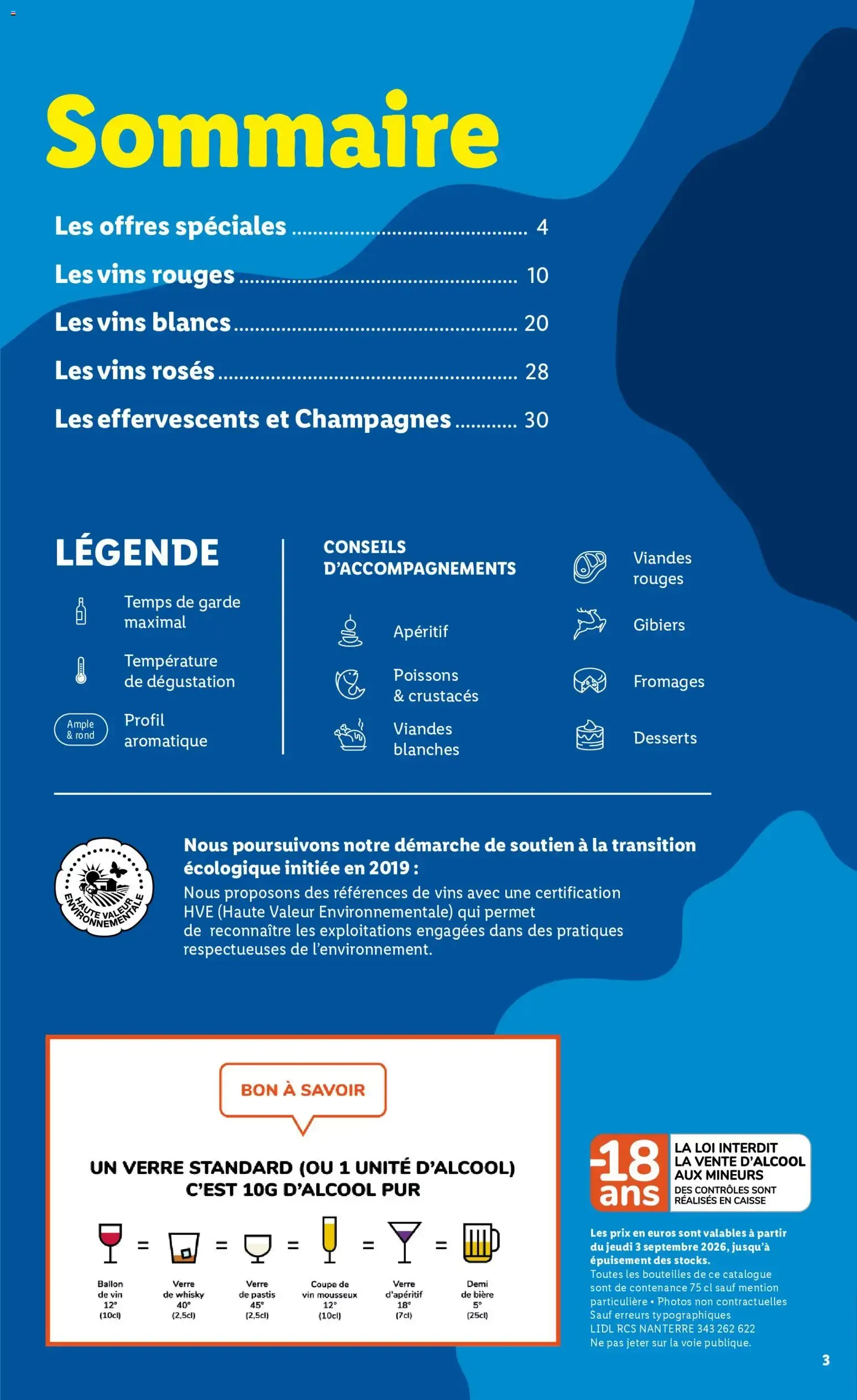 LES EFFERVESCENTS du 3 septembre au 10 septembre 2026 - Catalogue page 3