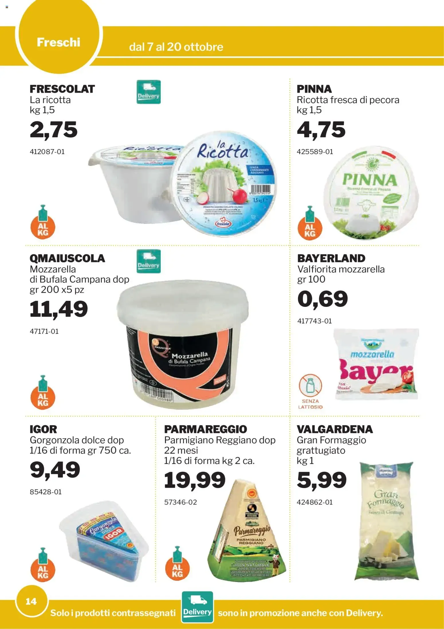 GrosMarket Promozioni Volantino da 7 ottobre a 20 ottobre di 2026 - Pagina del volantino 14