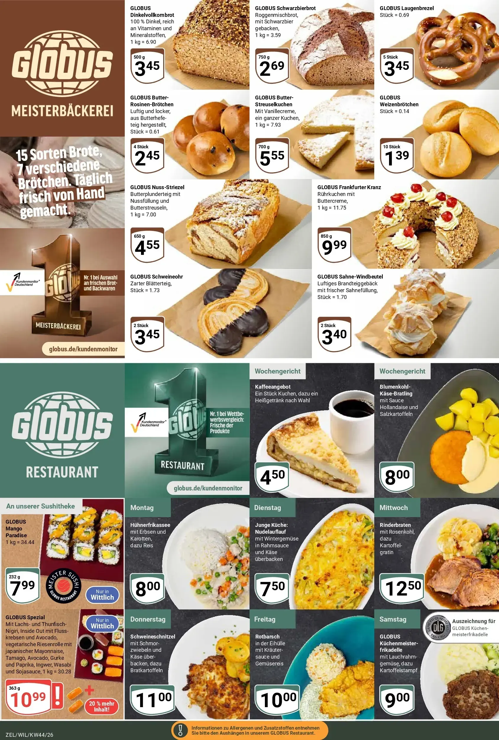 Globus - Zell/Wittlich Prospekt – von Montag 26.10.2026 bis Samstag 31.10.2026 von 26. Oktober bis 31. Oktober 2026 - Prospekt seite 7