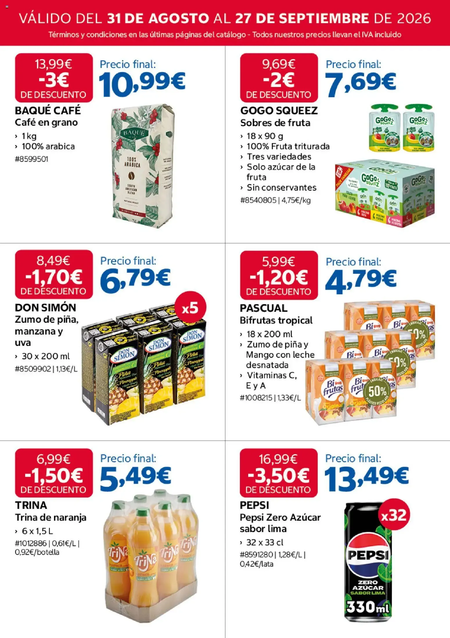 Catálogo de Costco Wholesale: Más de 1000€ en Ahorros para Socios 31 de agosto al 27 de septiembre 2026 - Página 18