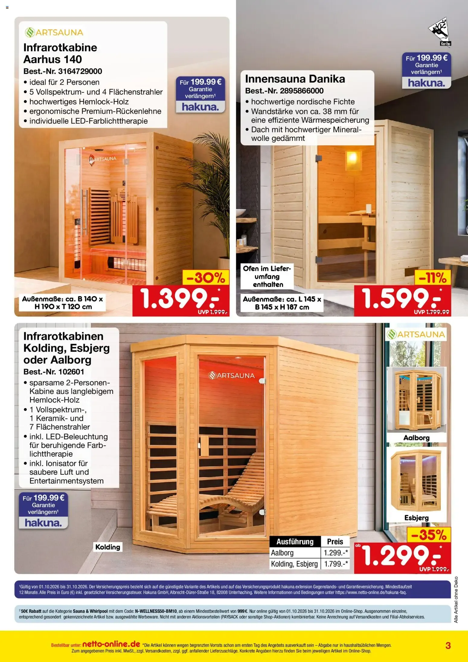 Netto Marken-Discount Online-Angebote Oktober (ab 01.10.2026) » Angebote van 1 oktober tot 31 oktober 2026 - Folder pagina 3