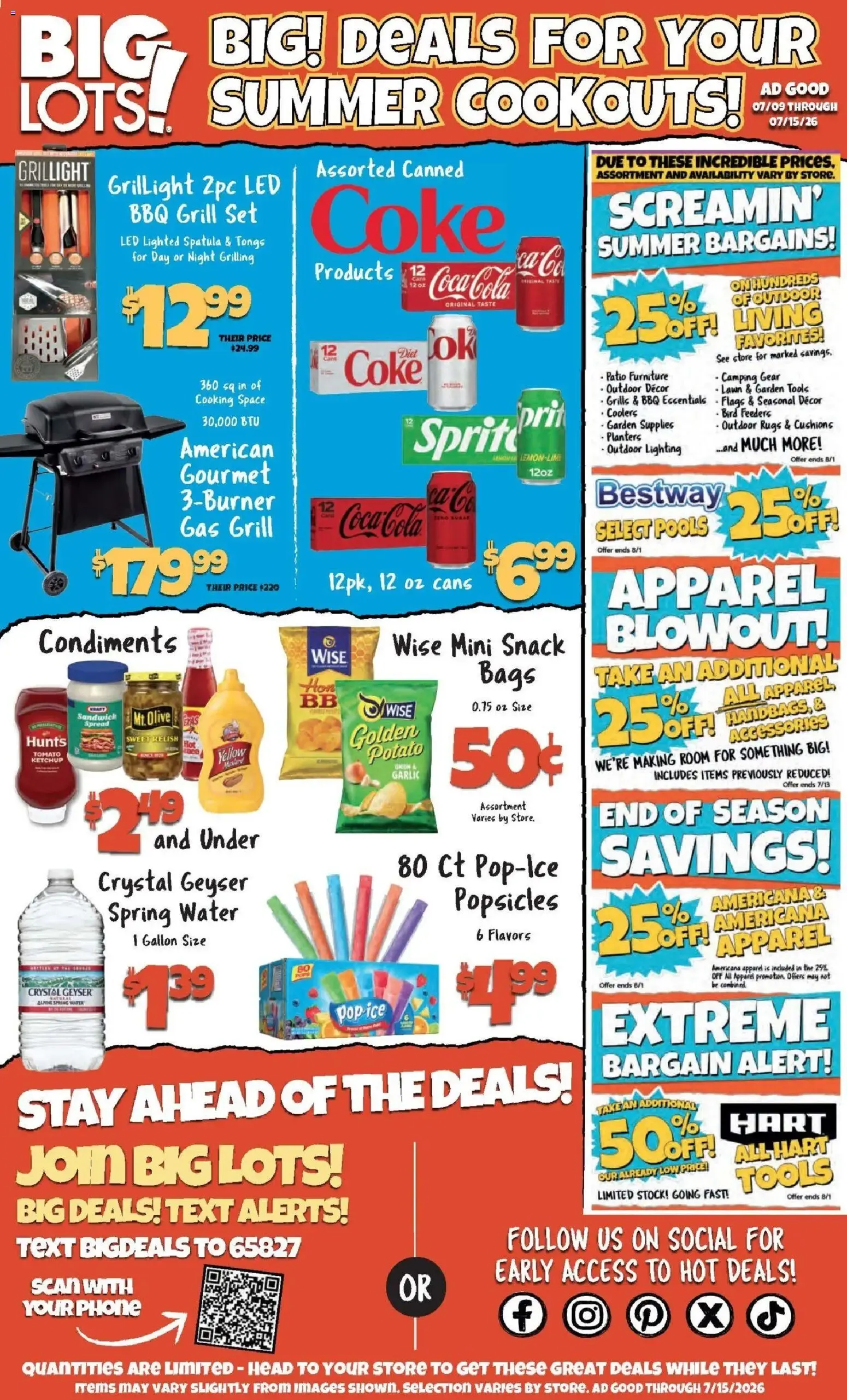 Big Lots Weekly Ad from 07/09/2026 - Flyer