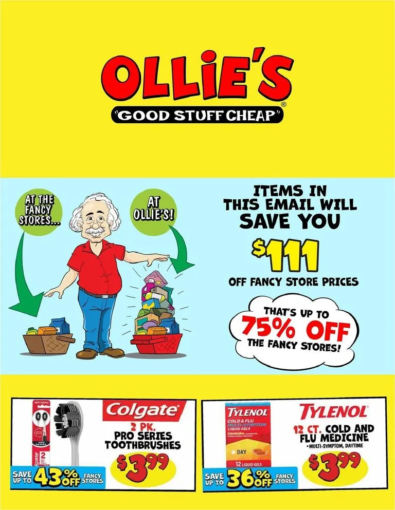 OLLIE'S GOOD STUFF CHEAP