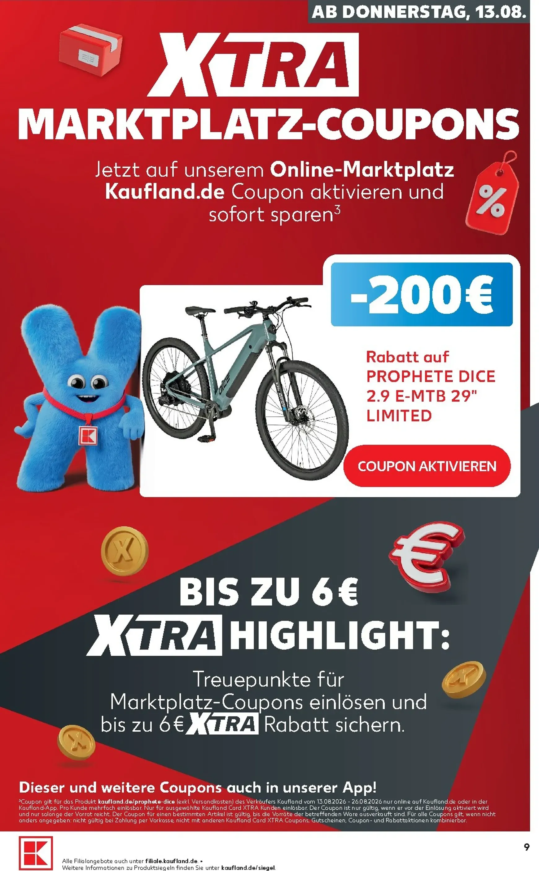Neuer Kaufland - August Highlights Prospekt – von Donnerstag 13.08.2026 bis Mittwoch 26.08.2026 von 13. August bis 26. August 2026 - Prospekt seite 9