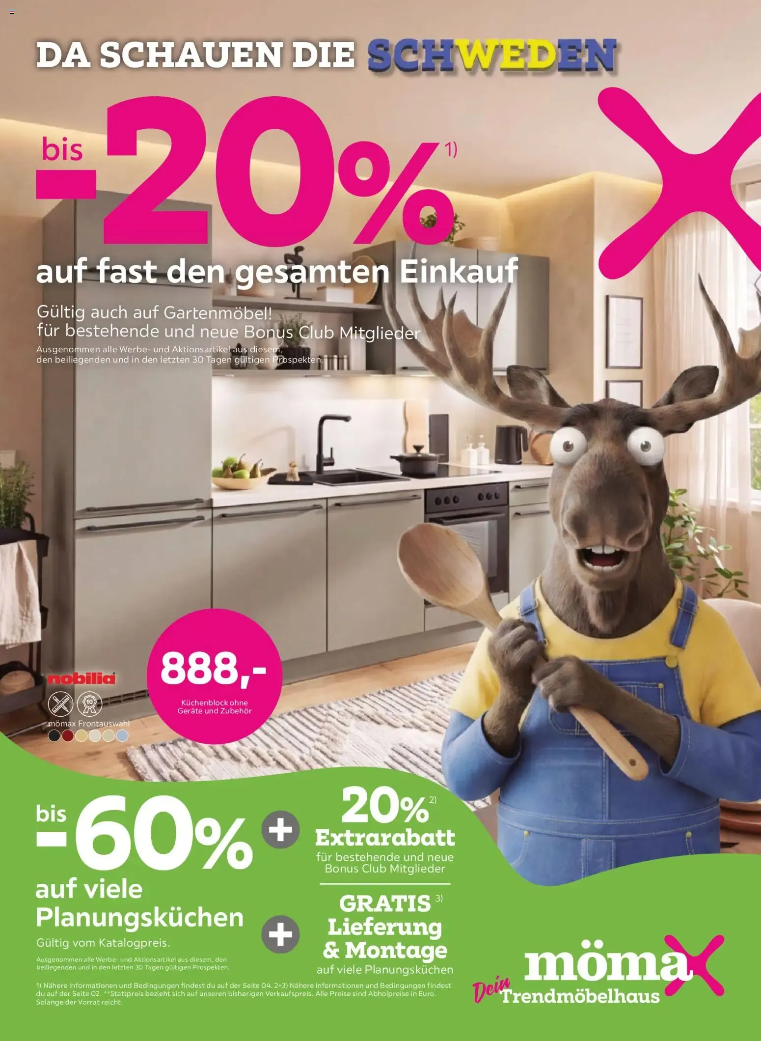 Mömax Prospekt (ab 08.06.2026) zum Blättern von 8. Juni bis 14. Juni 2026 - Prospekt seite 1