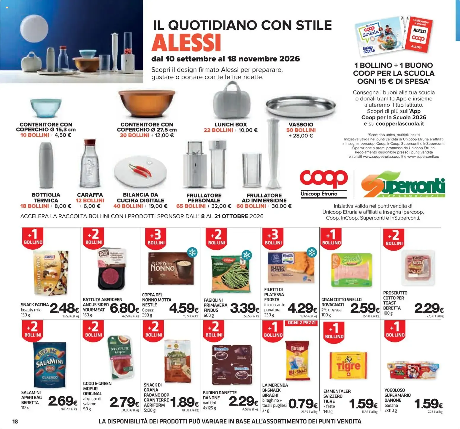 Superconti volantino dal 08/10/2026 - online Offerte da 8 ottobre a 21 ottobre di 2026 - Pagina del volantino 18