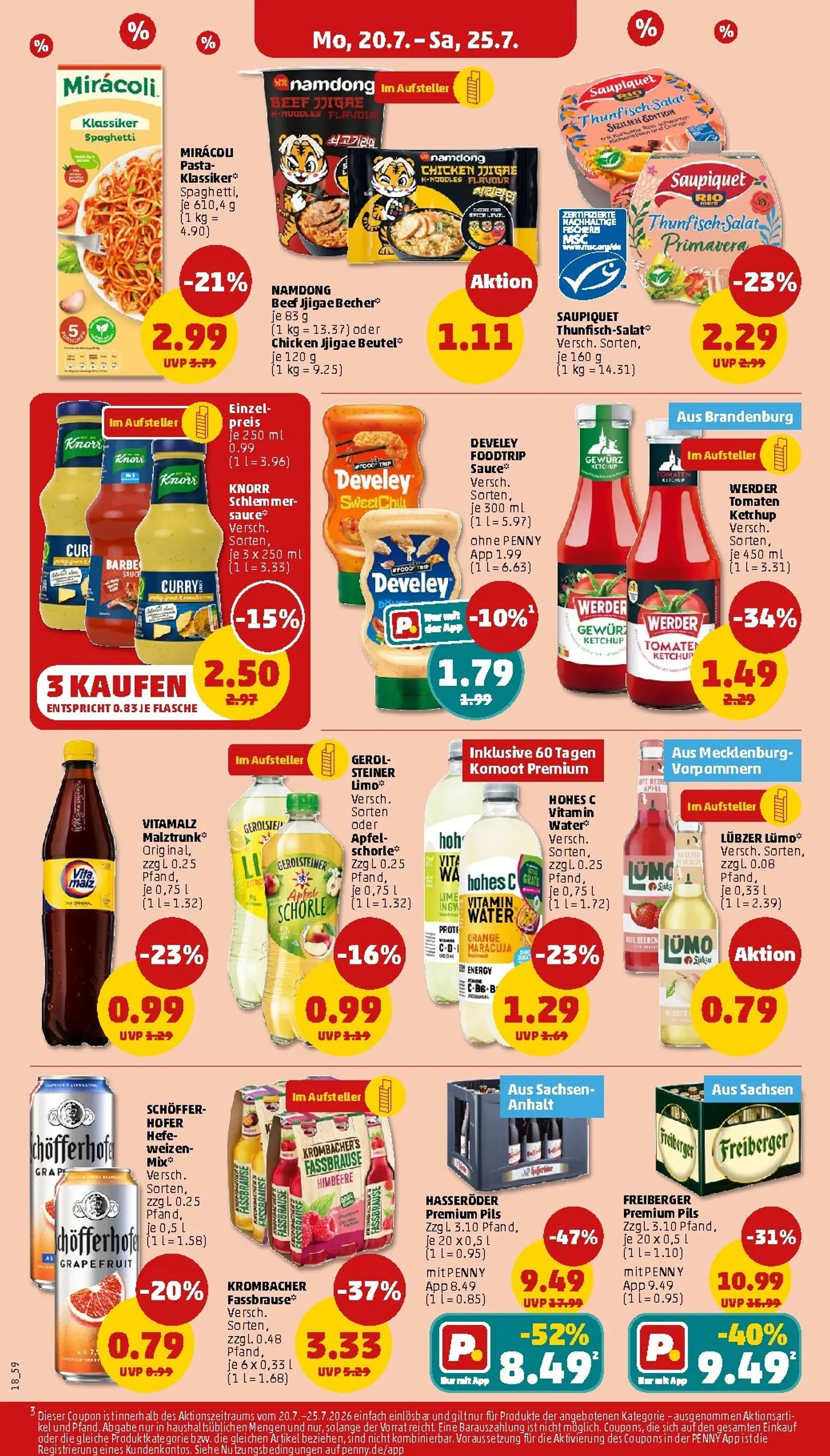 PENNY Prospekt – von Montag 20.07.2026 bis Samstag 25.07.2026 von 20. Juli bis 25. Juli 2026 - Prospekt seite 22