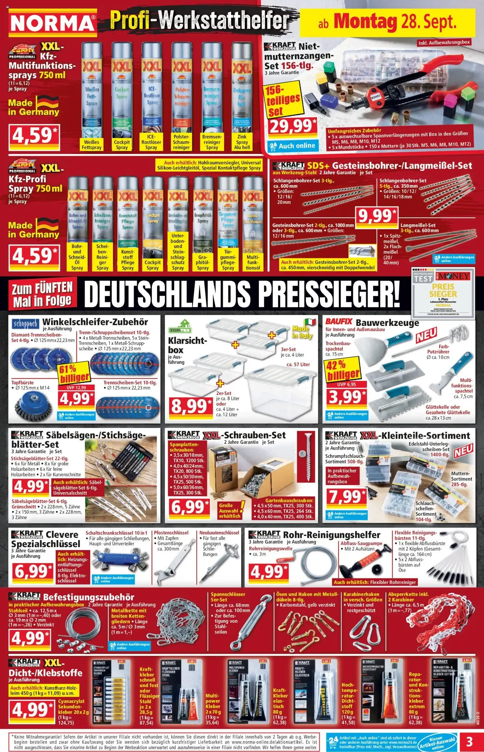 NORMA - Mehr fürs Geld von 28. September bis 4. Oktober 2026 - Prospekt seite 3