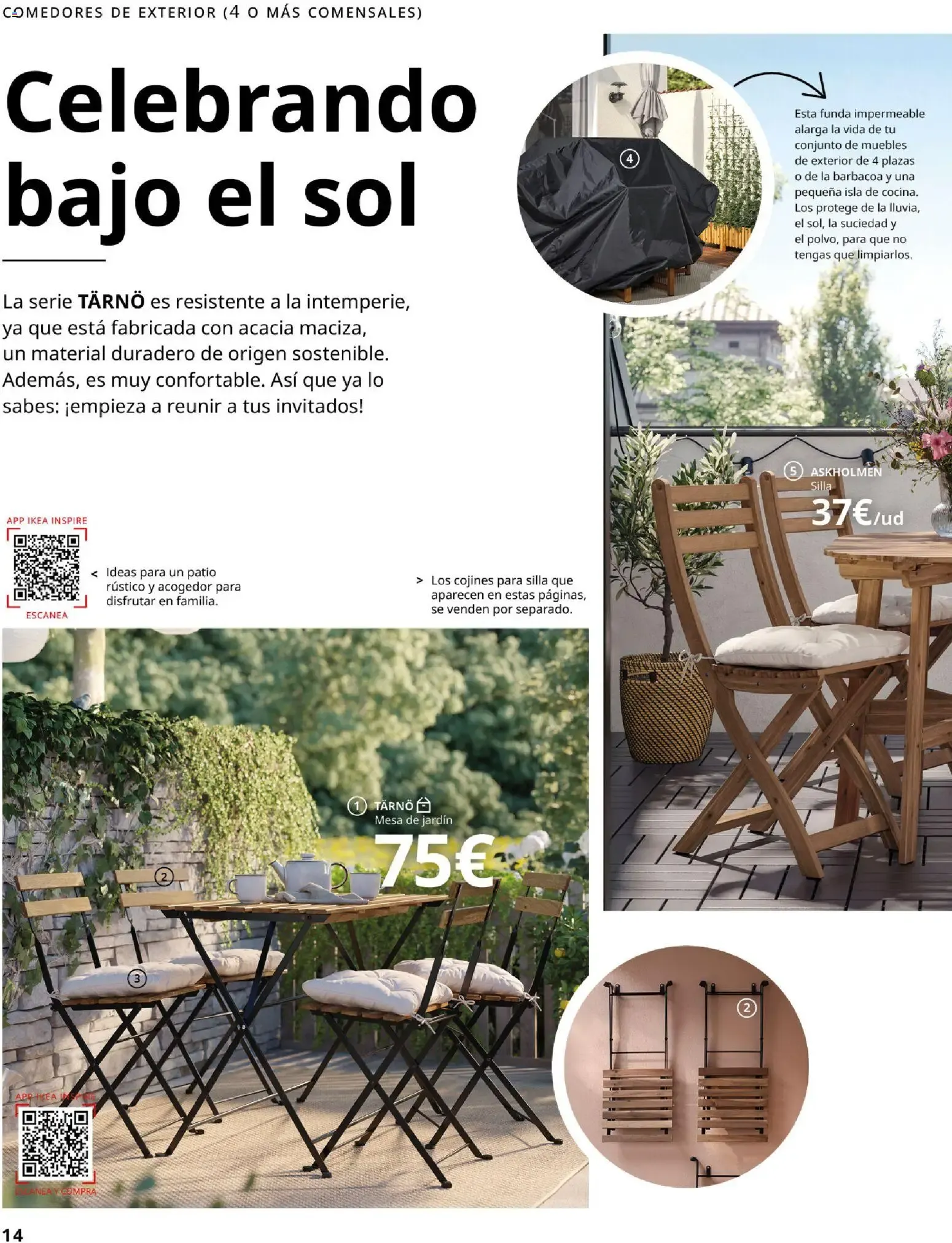 Catálogo de IKEA - Muebles de exterior del 01/09/2026 1 de septiembre al 31 de enero 2027 - Página 14