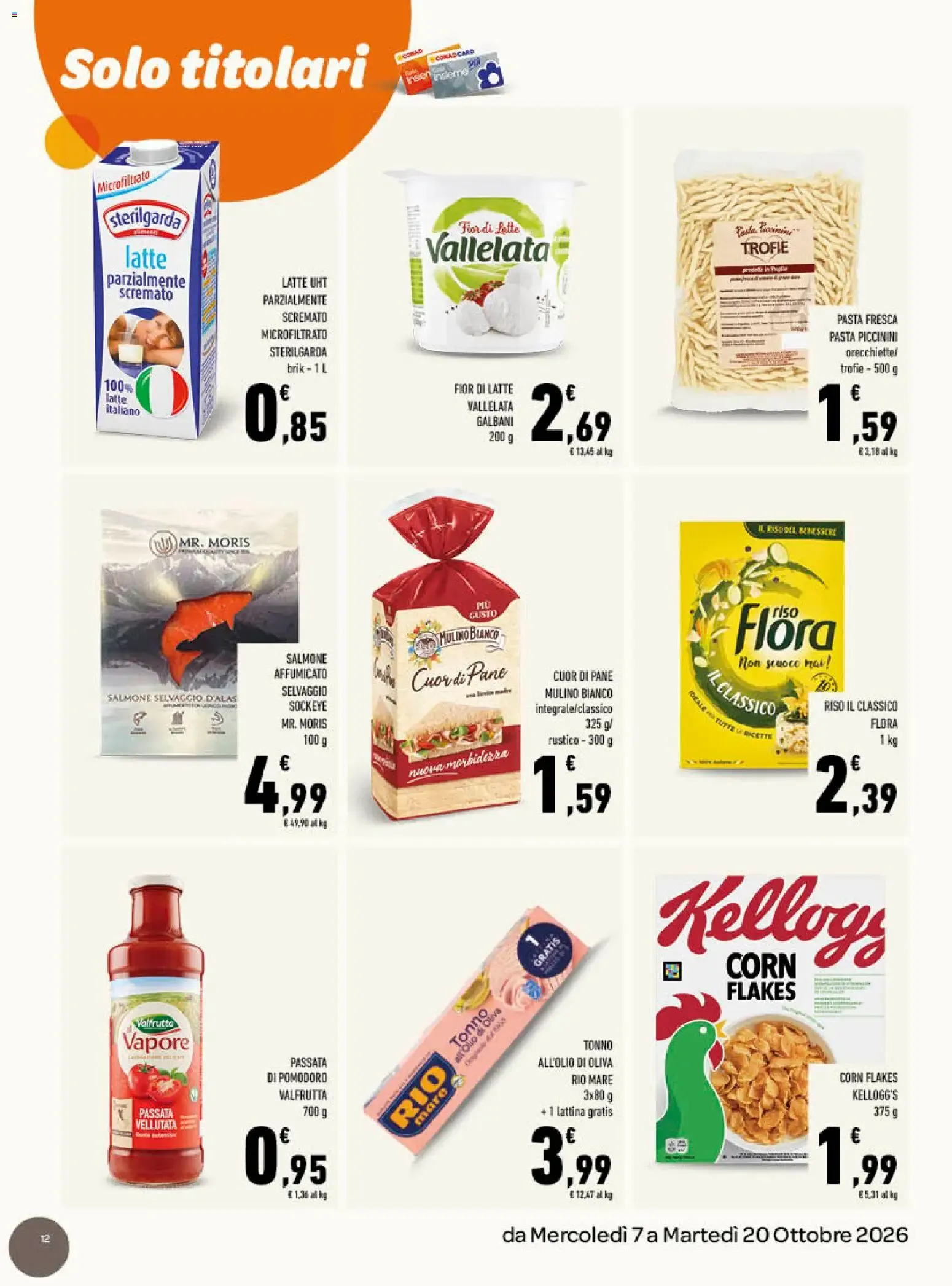 Conad Tuday - Speciale Lazio da 7 ottobre a 20 ottobre di 2026 - Pagina del volantino 12