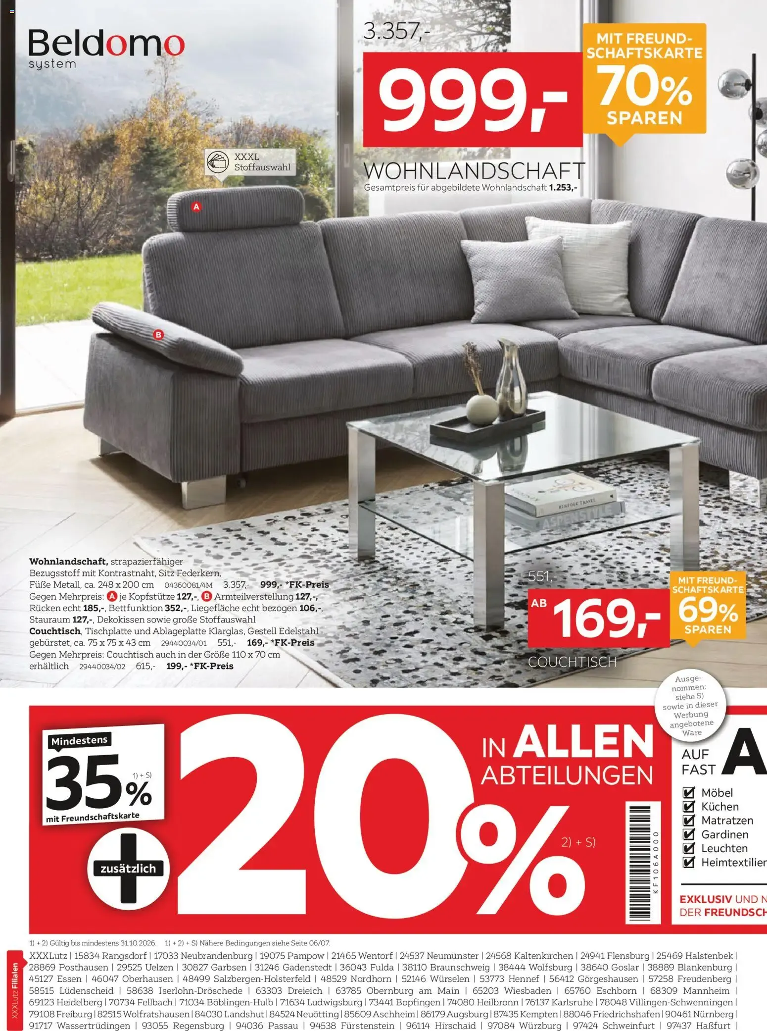 XXXLutz Nr. 1 beim Preis (ab 17.10.2026) zum Blättern von 17. Oktober bis 31. Oktober 2026 - Prospekt seite 2