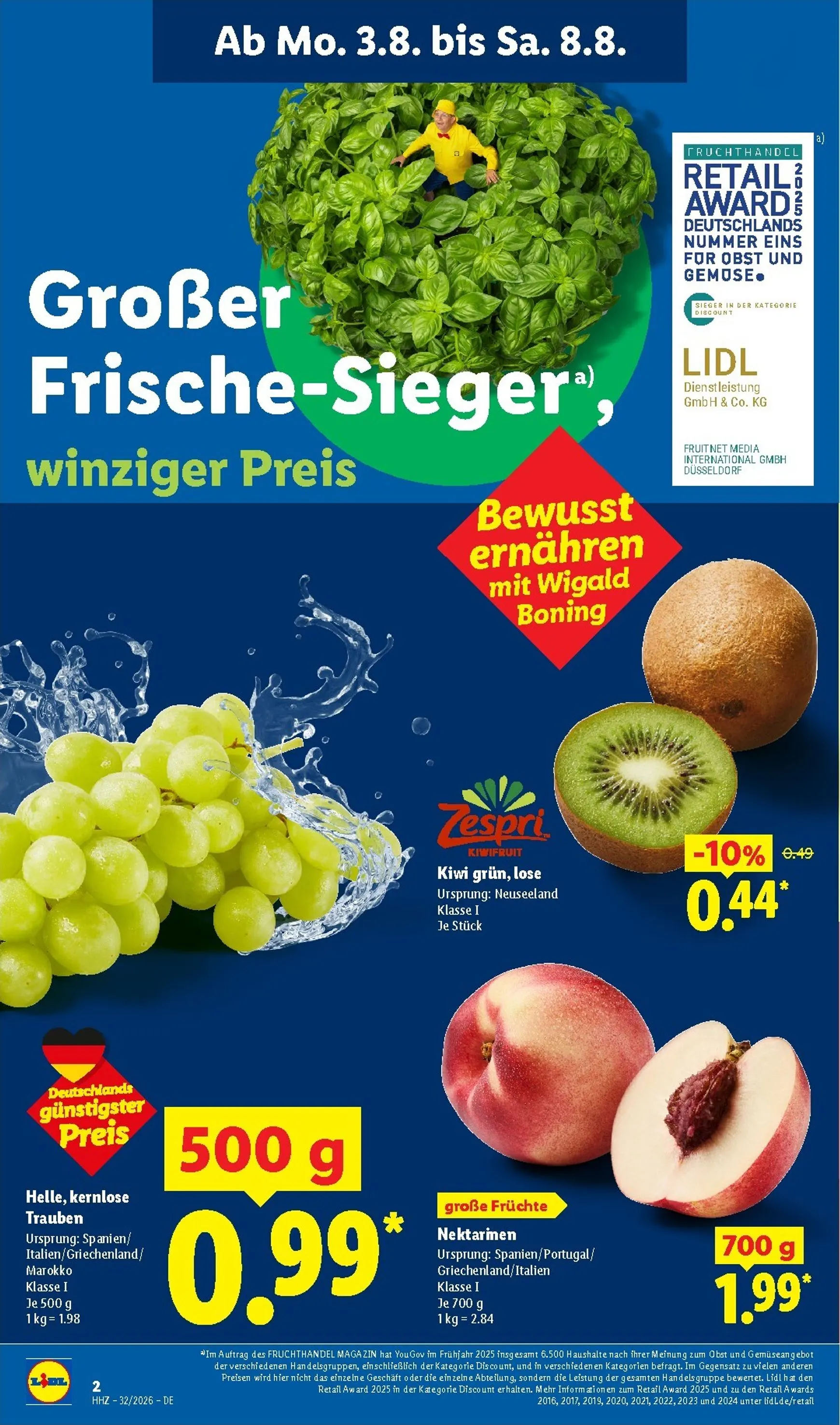 Lidl Prospekt – von Montag 03.08.2026 bis Samstag 08.08.2026 von 3. August bis 8. August 2026 - Prospekt seite 2