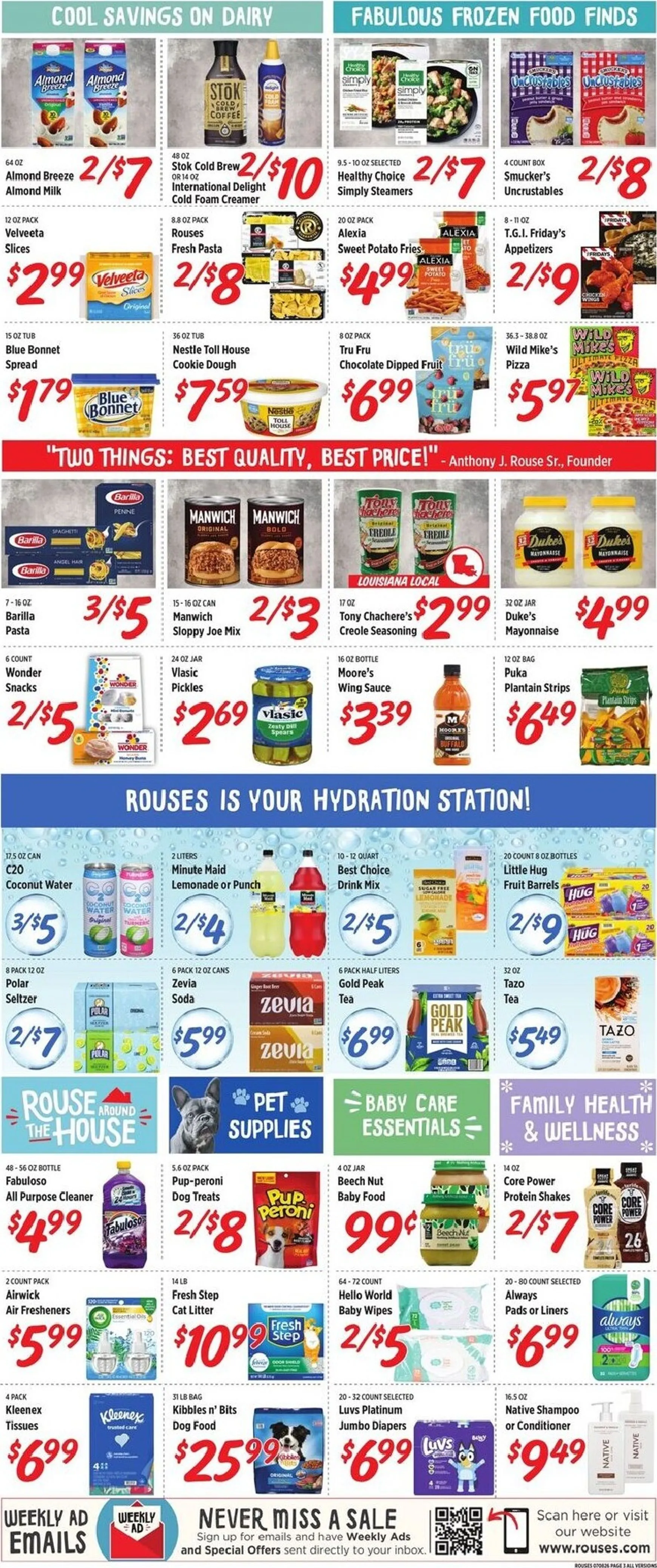 Weekly ad Current Rouses Markets leaflet valid from Wednesday 07/08/2026 to Wednesday 07/15/2026 from July 8 to July 15 2026 - Page 5