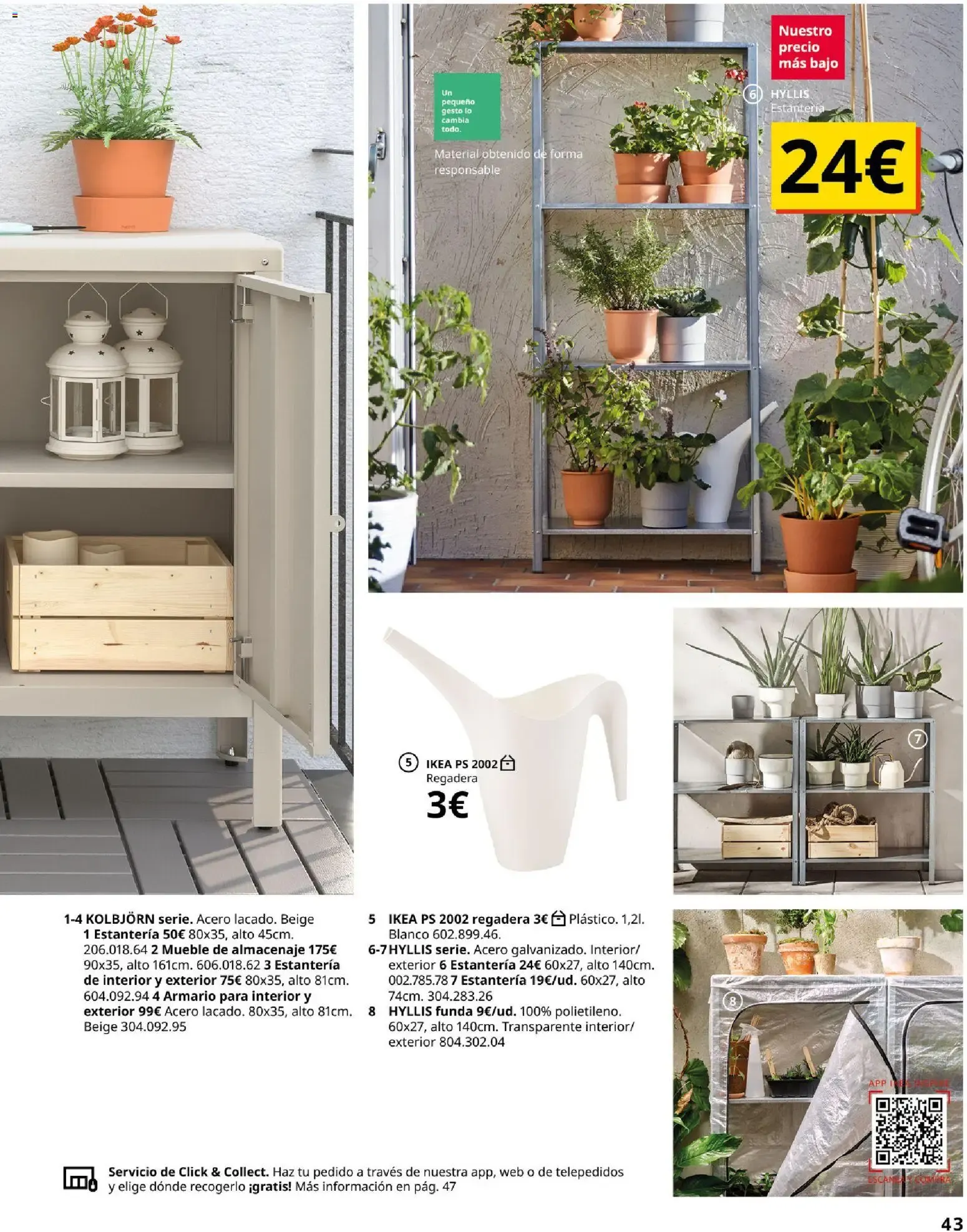 Catálogo de IKEA - Muebles de exterior del 01/09/2026 1 de septiembre al 31 de enero 2027 - Página 43