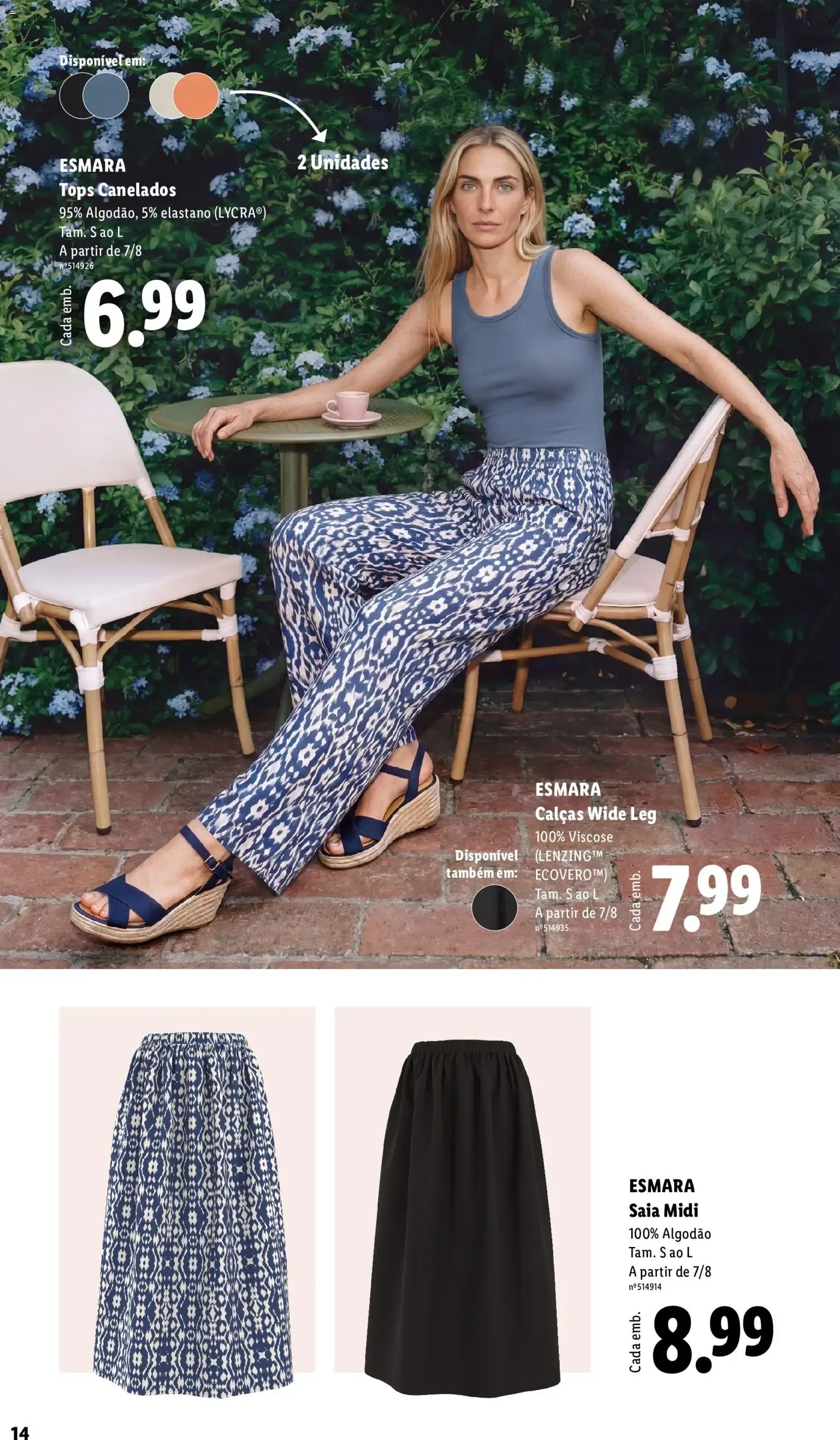 Folheto Lidl Esmara Verão 2026 de 12 de junho até 23 de agosto 2026 - Pagina 14