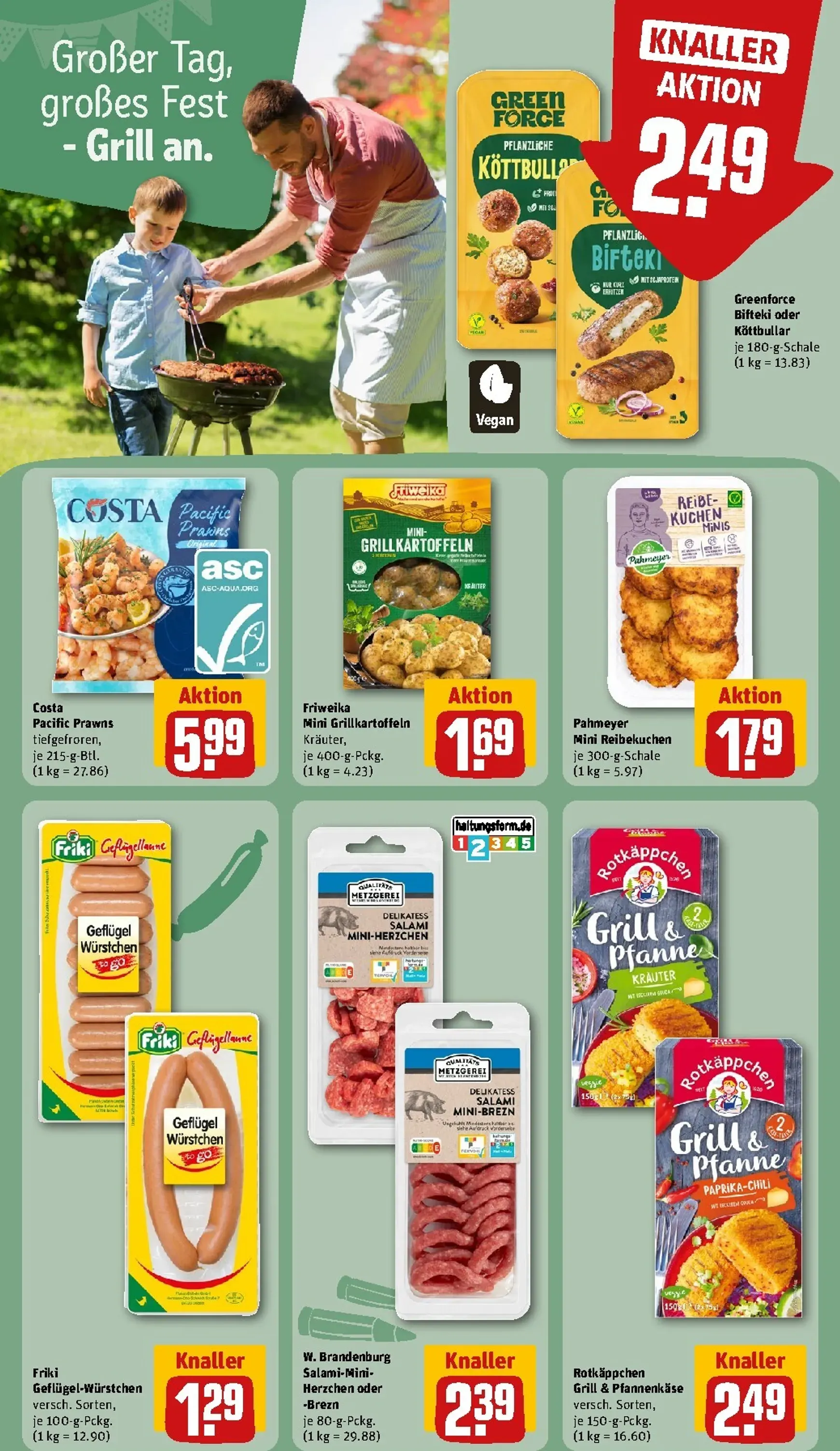 REWE Arina Fester - Jeder Tag Spartag! von 17. August bis 23. August 2026 - Prospekt seite 17