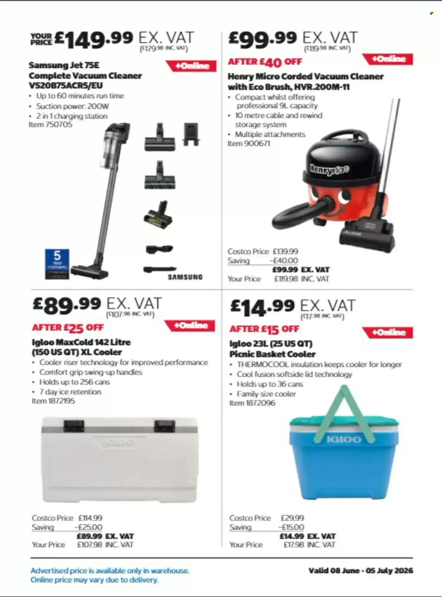 Costco leaflet from 8 June to 5 July 2026 - Catalogue Page 3