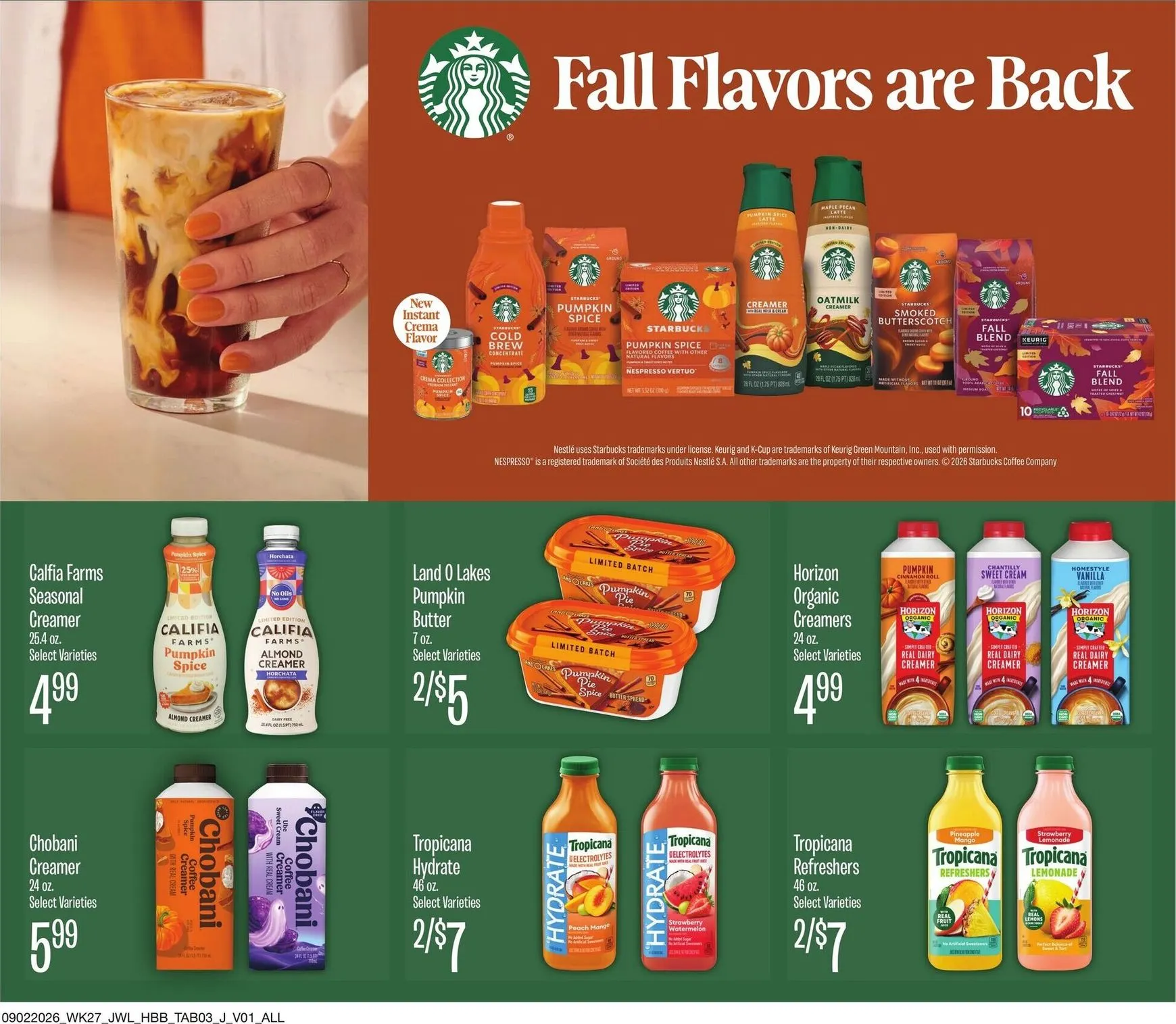 Weekly ad Your Fall Savings Start Here - Jewel Osco from September 2 to September 29 2026 - Page 3