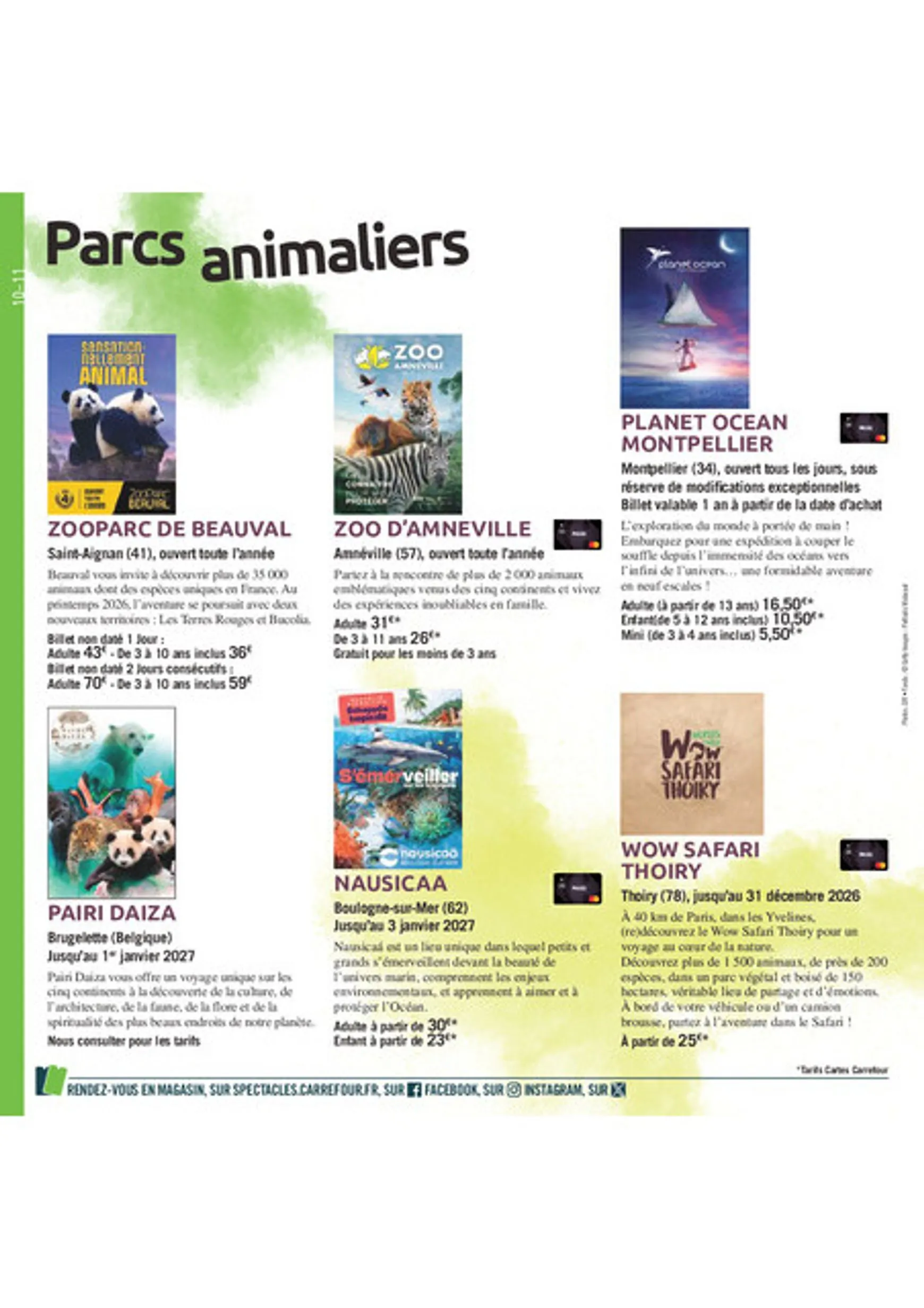 Current Carrefour Market - Le Book des Sorties leaflet valid from du vendredi 03/04/2026 to du mercredi 30/09/2026 du 3 avril au 30 septembre 2026 - Catalogue page 10