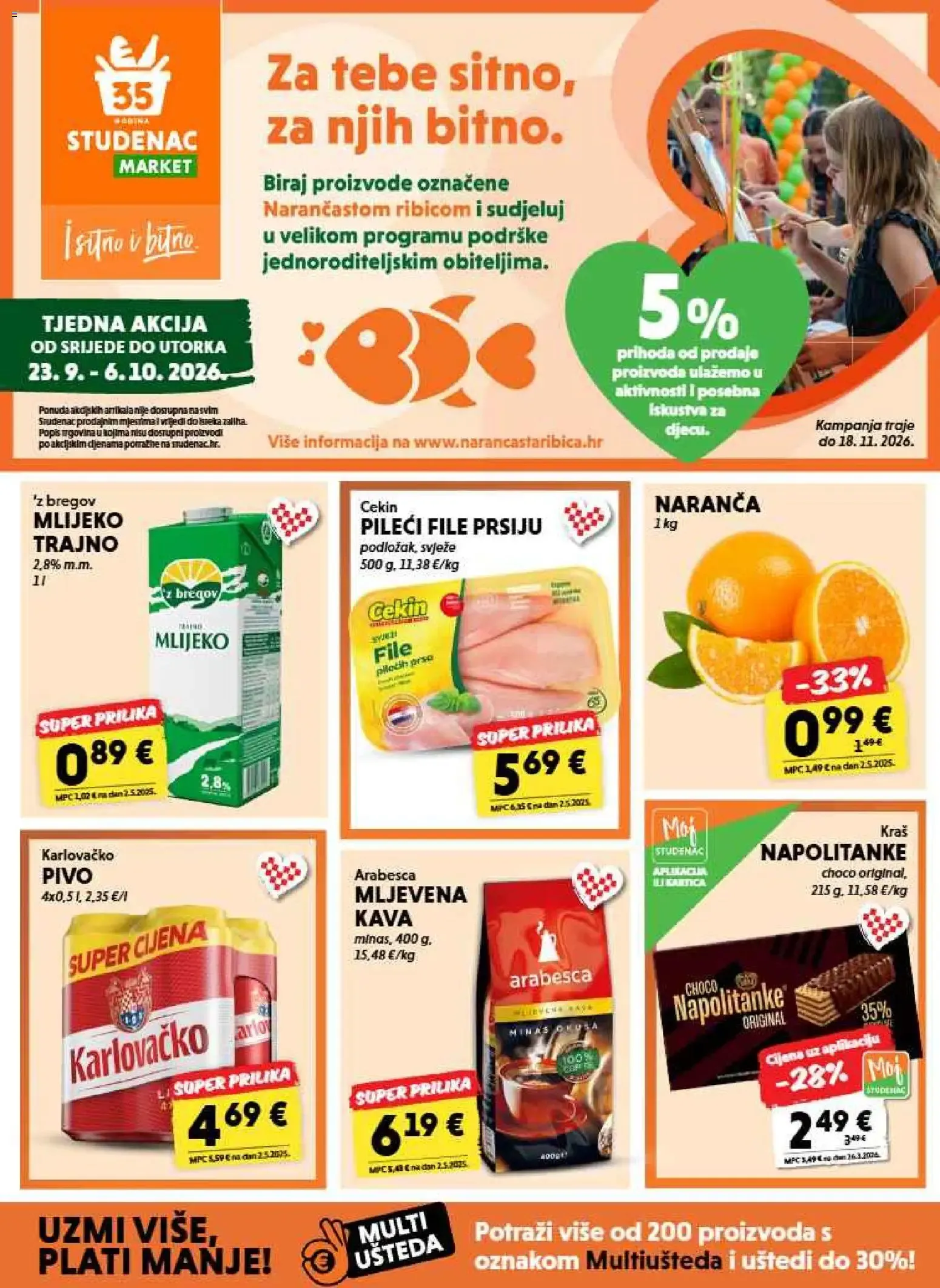 Katalog Studenac Katalog novi od 23.09.2026 na listanje > letak digitalni od 23. rujna do 6. listopada 2026. - Pregled Stranica 1