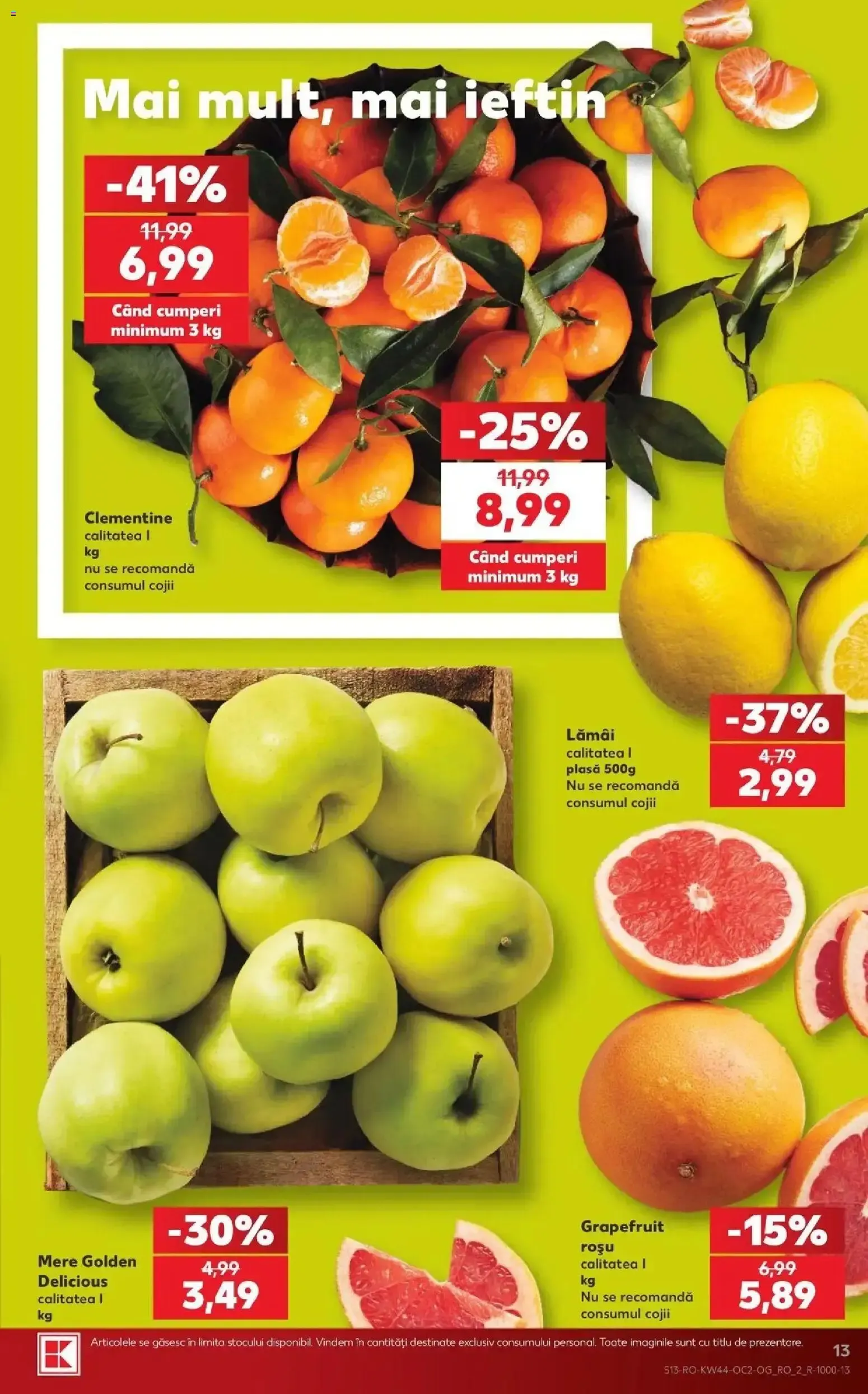 Catalog Kaufland Otopeni: Nuevo local abre el 29.10.2026 de la 29 octombrie până la 3 noiembrie 2026 - Revista Pagina 13