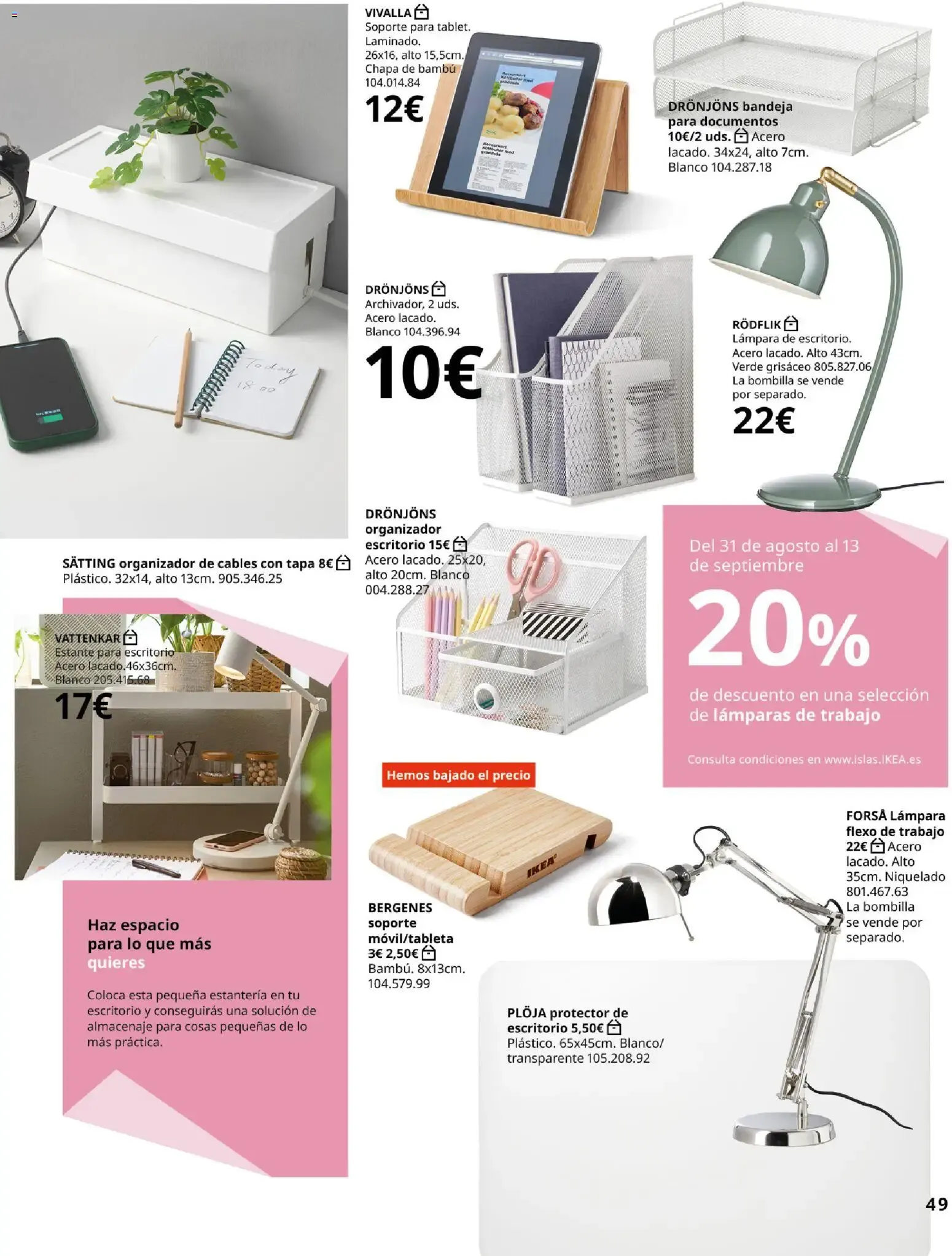 Catálogo de IKEA - Haz espacio para lo que más quieres del 01/09/2026 1 de septiembre al 31 de enero 2027 - Página 49