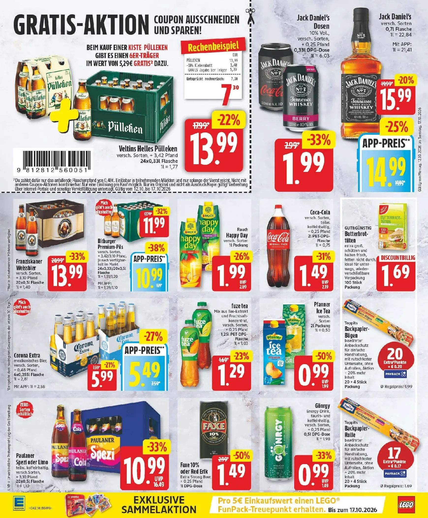 Edeka Prospekt nächste Woche – von Montag 12.10.2026 bis Samstag 17.10.2026 von 12. Oktober bis 17. Oktober 2026 - Prospekt seite 18
