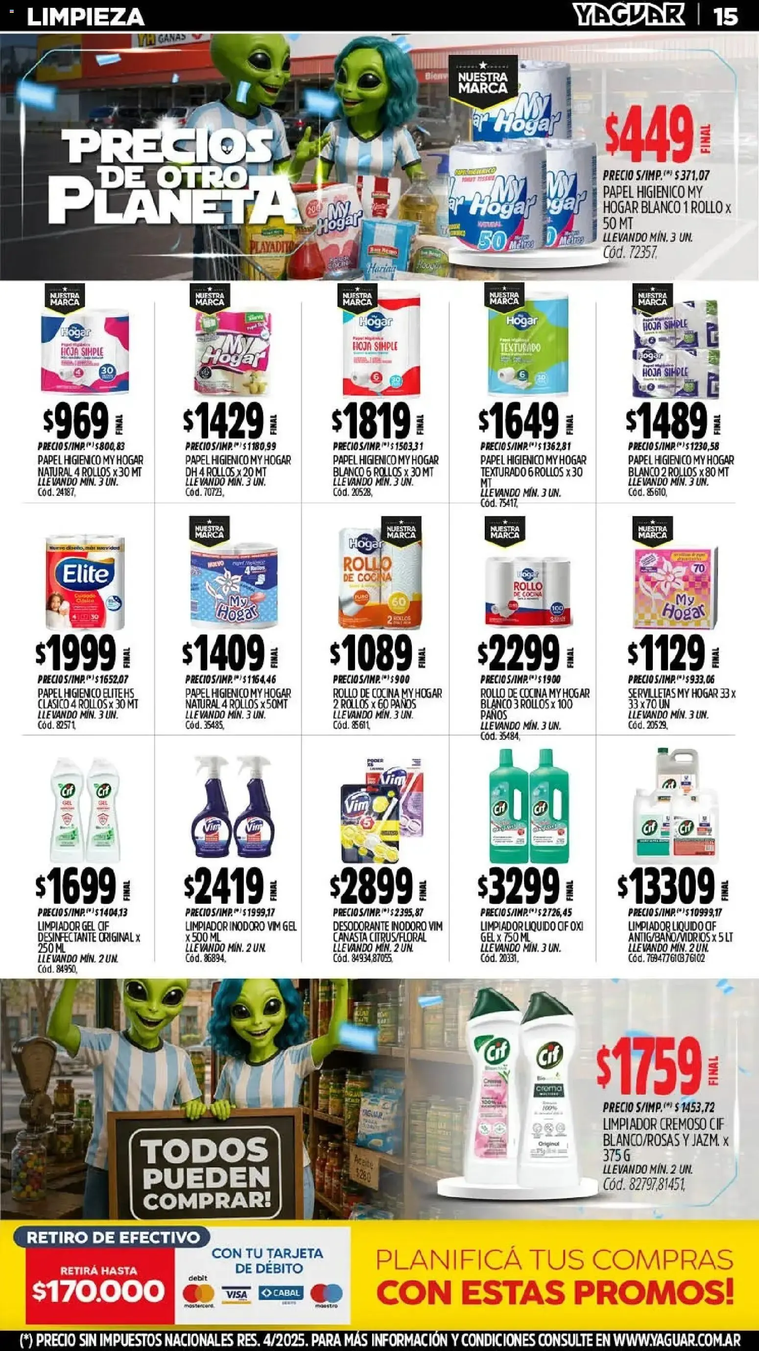 Ofertas de Mayorista Yaguar - Precios de Otro Planeta 6 de julio al 12 de julio 2026 - Página 15 del catálogo