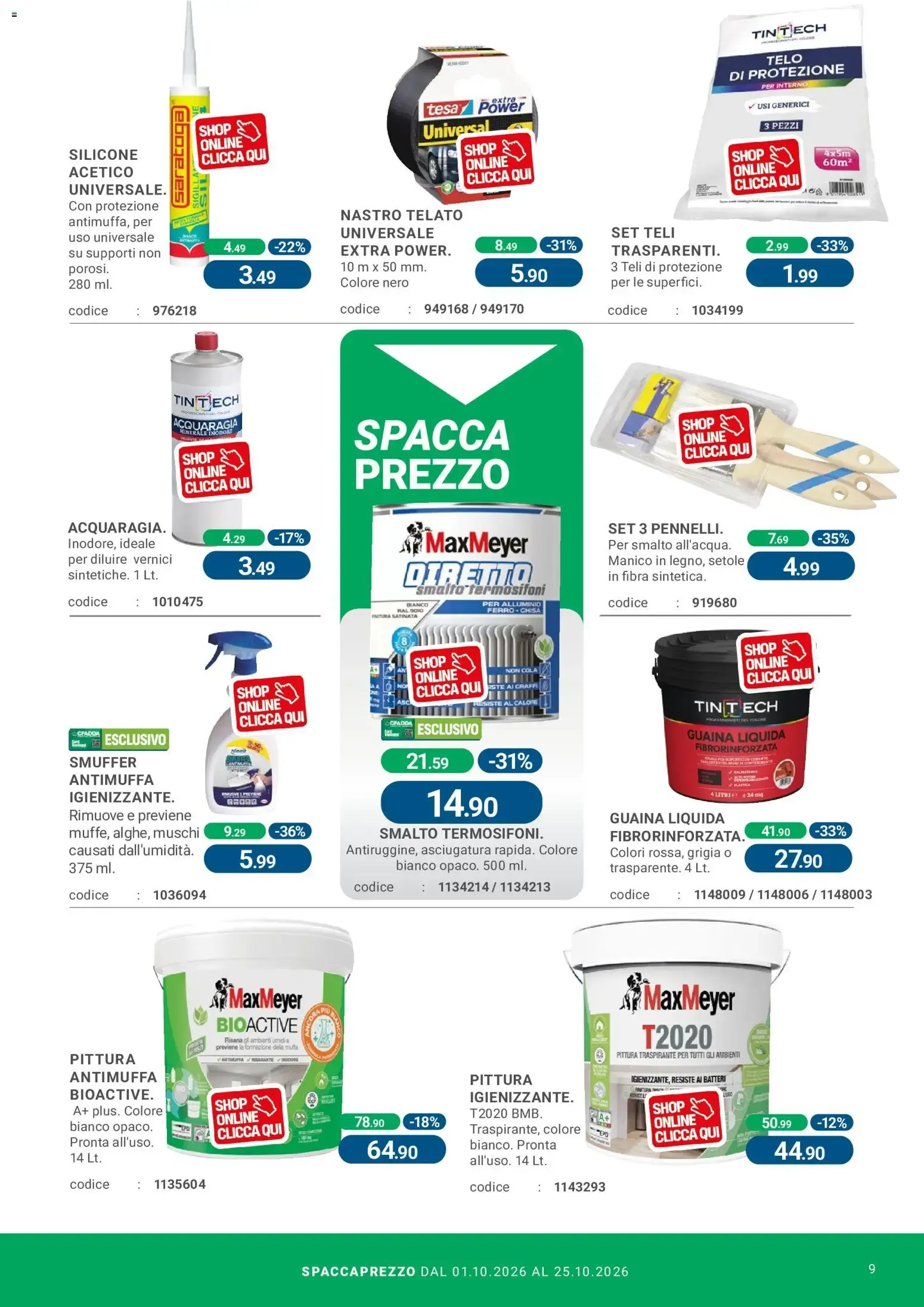 Nuovo CFadda volantino dal 01/10/2026 > offerte anteprima 🛍️ da 1 ottobre a 25 ottobre di 2026 - Pagina del volantino 9