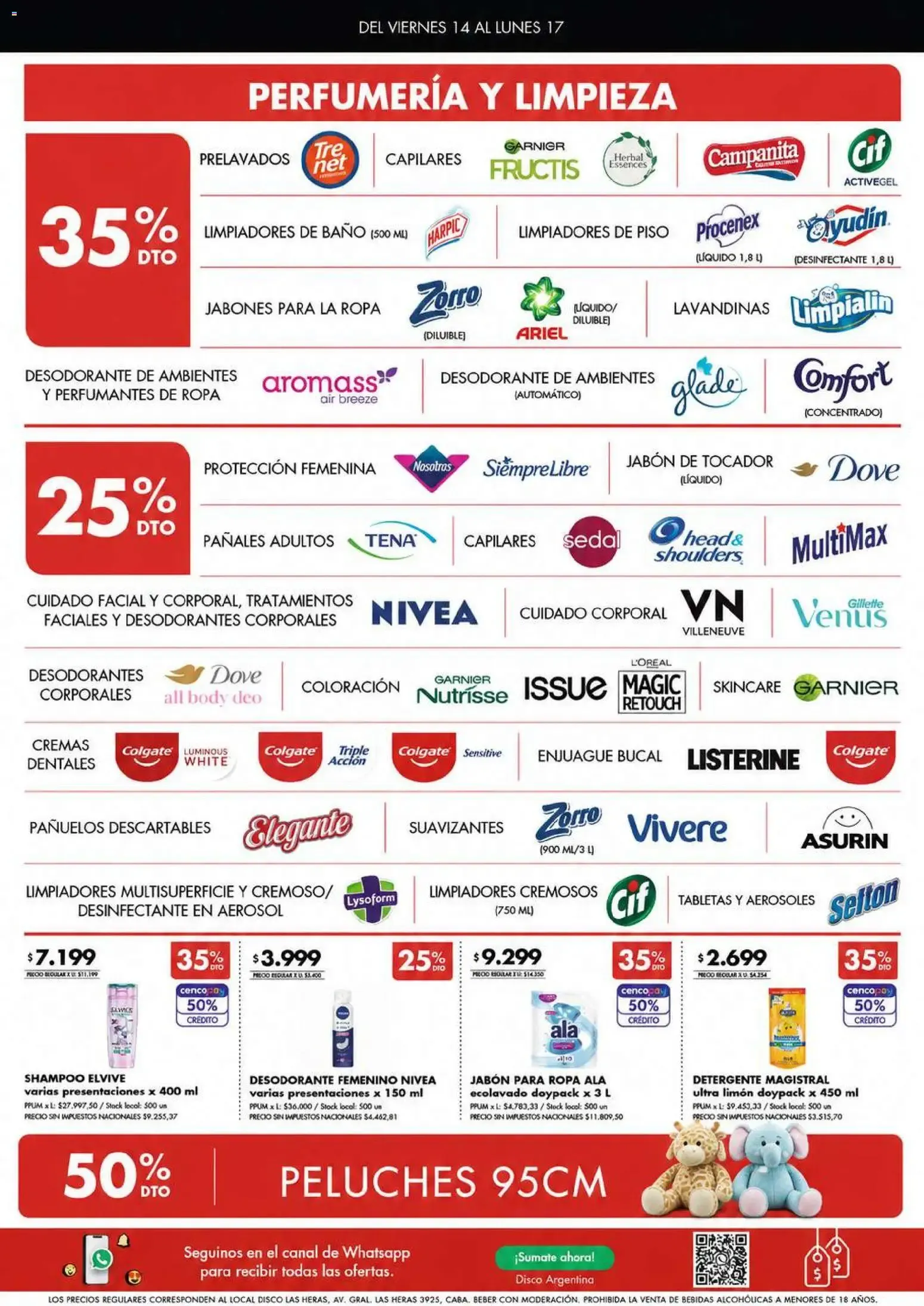 Ofertas de Disco Cencosud - Super Ofertas 14 de agosto al 16 de agosto 2026 - Página 6 del catálogo