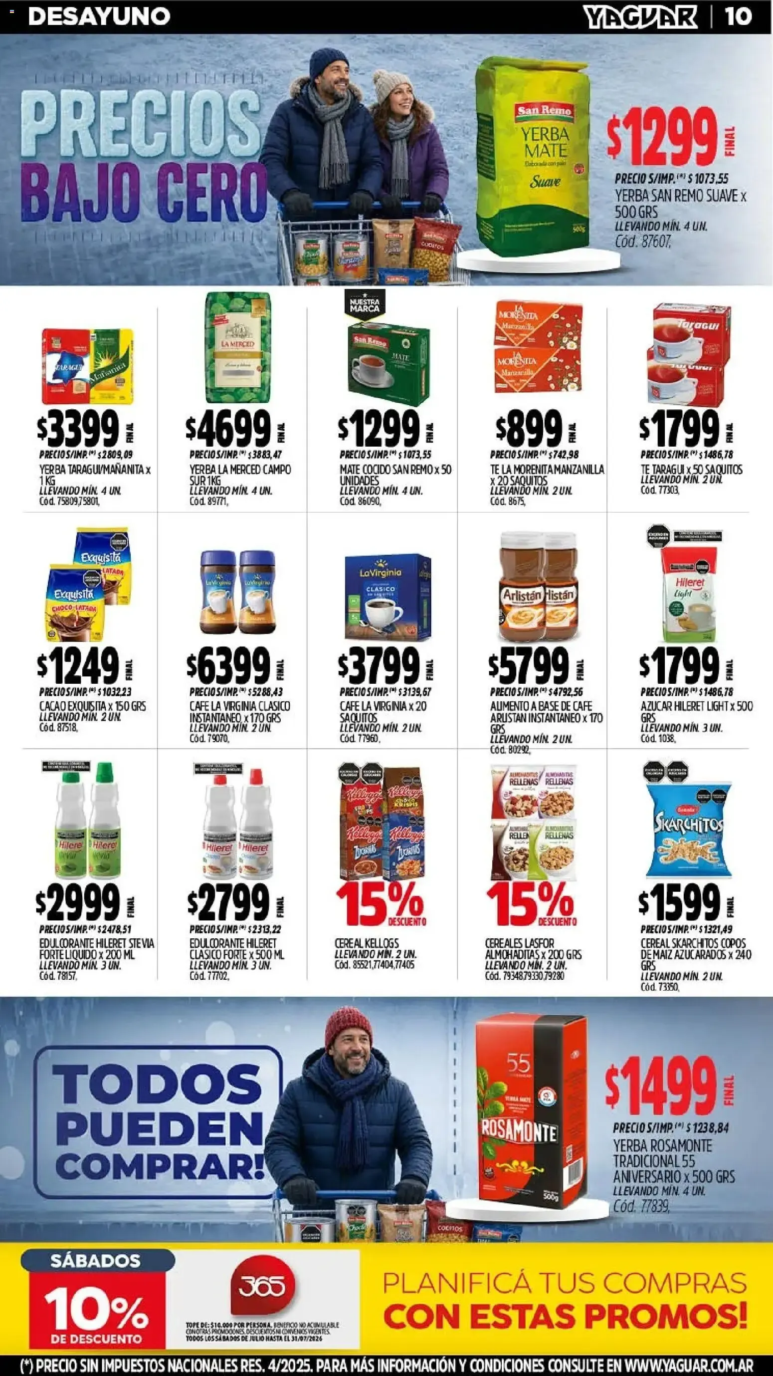 Ofertas de Yaguar - Oferta Semanal Córdoba del 20/07/2026 - 26/07/2026 20 de julio al 26 de julio 2026 - Página 10 del catálogo