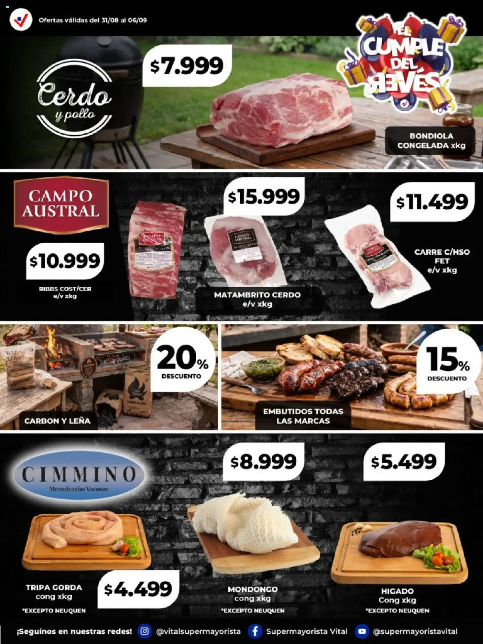 Ofertas de Vital - Frescos a la mesa 31 de agosto al 6 de septiembre 2026 - Página 3 del catálogo