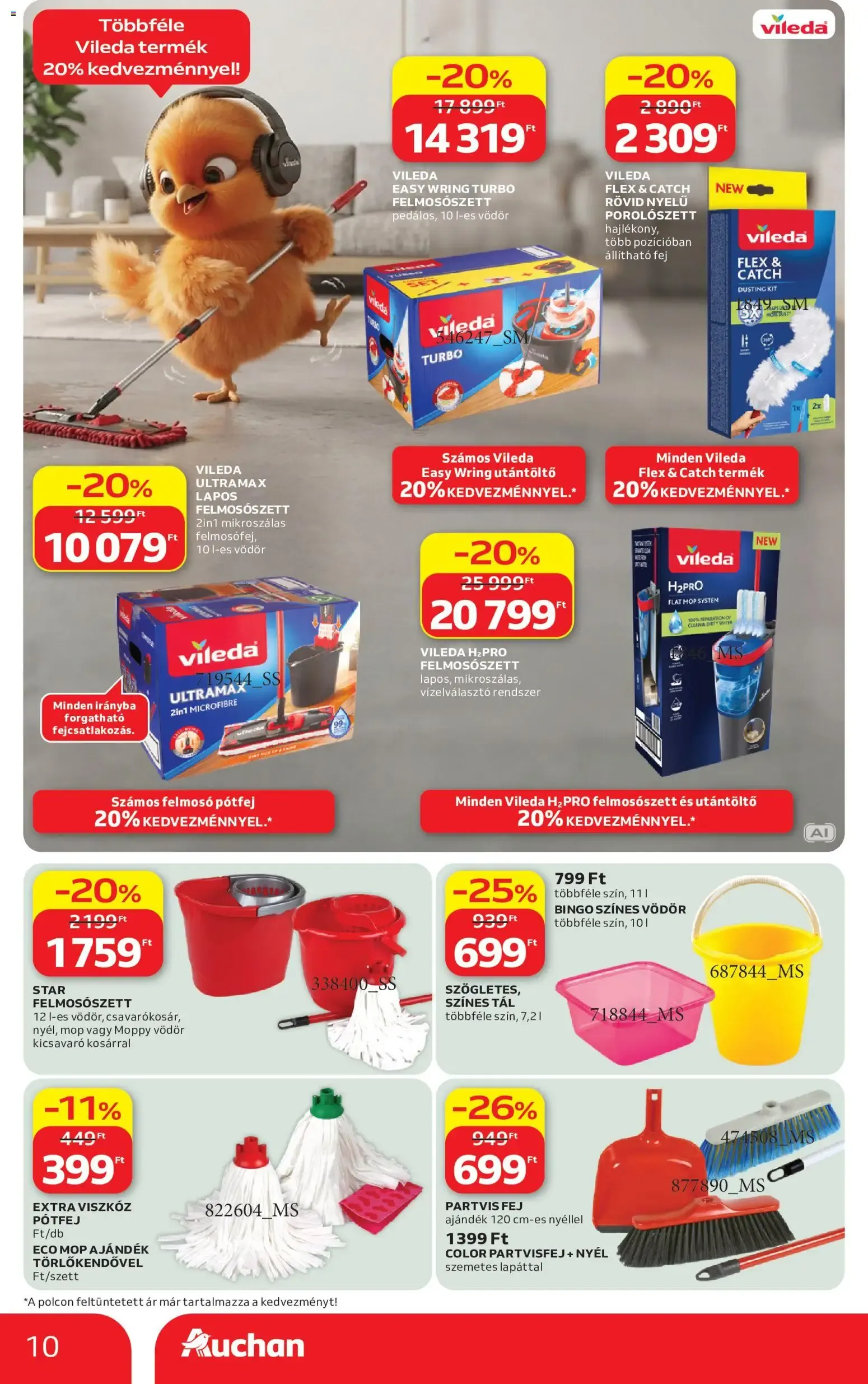 Katalógus Auchan Hipermarket: Spórolj makulátlan ajánlatokkal! szeptember 24.-tól október 14.-ig 2026. - Oldal 10