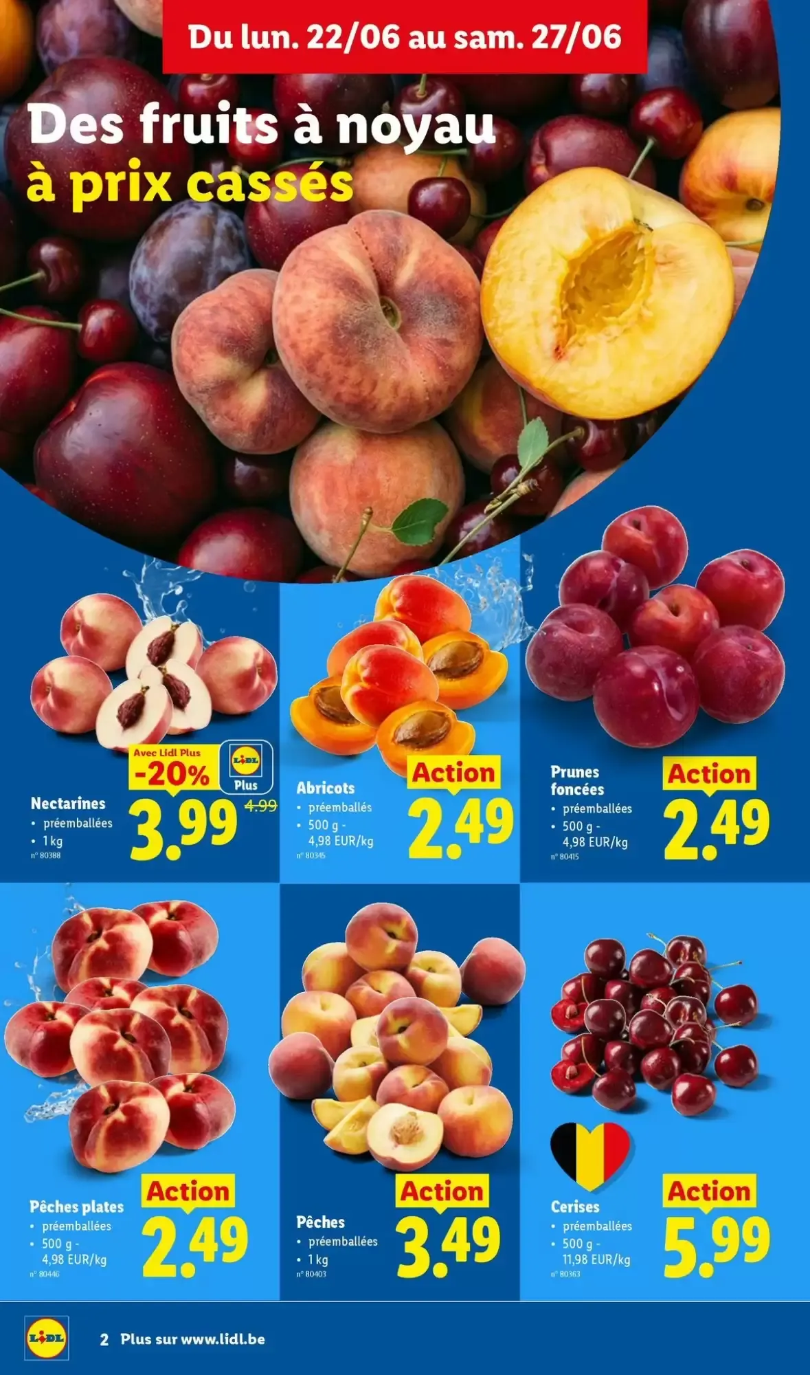 N'économisez pas sur votre qualité de vie, mais sur vos courses. van 22 juni tot 27 juni 2026 - folder pagina 2