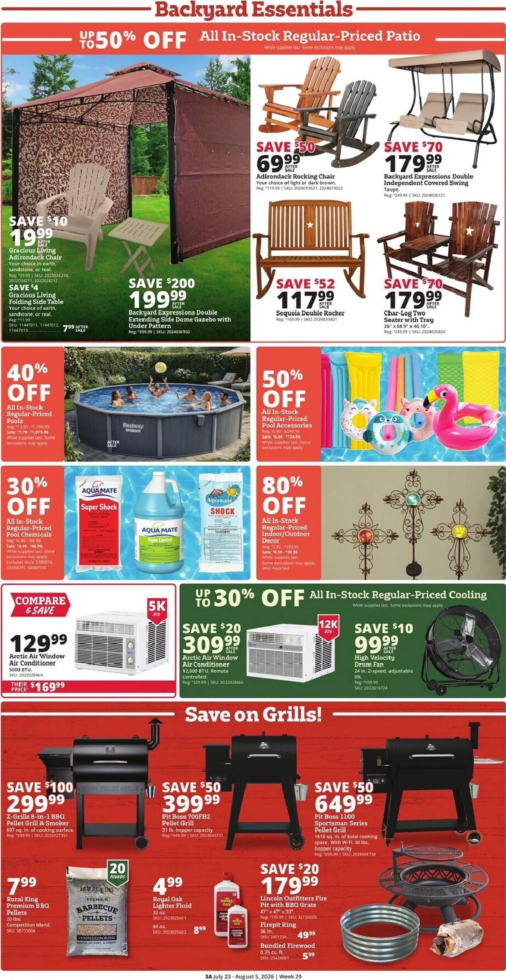 Weekly ad Current Rural King leaflet valid from Thursday 07/23/2026 to Wednesday 08/05/2026 from July 23 to August 5 2026 - Page 5