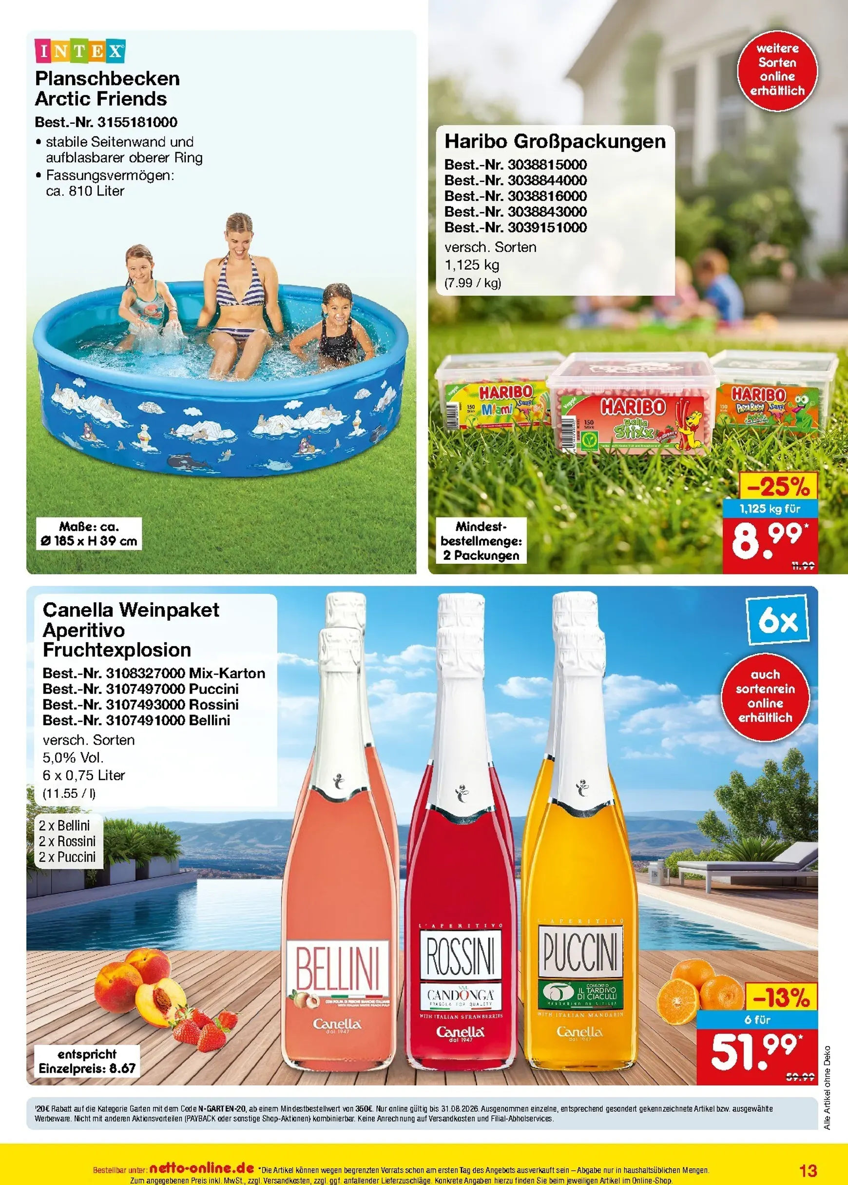 Netto Marken-Discount: 15% de descuento en Summer Highlights von 30. Juli bis 31. August 2026 - Prospekt seite 13